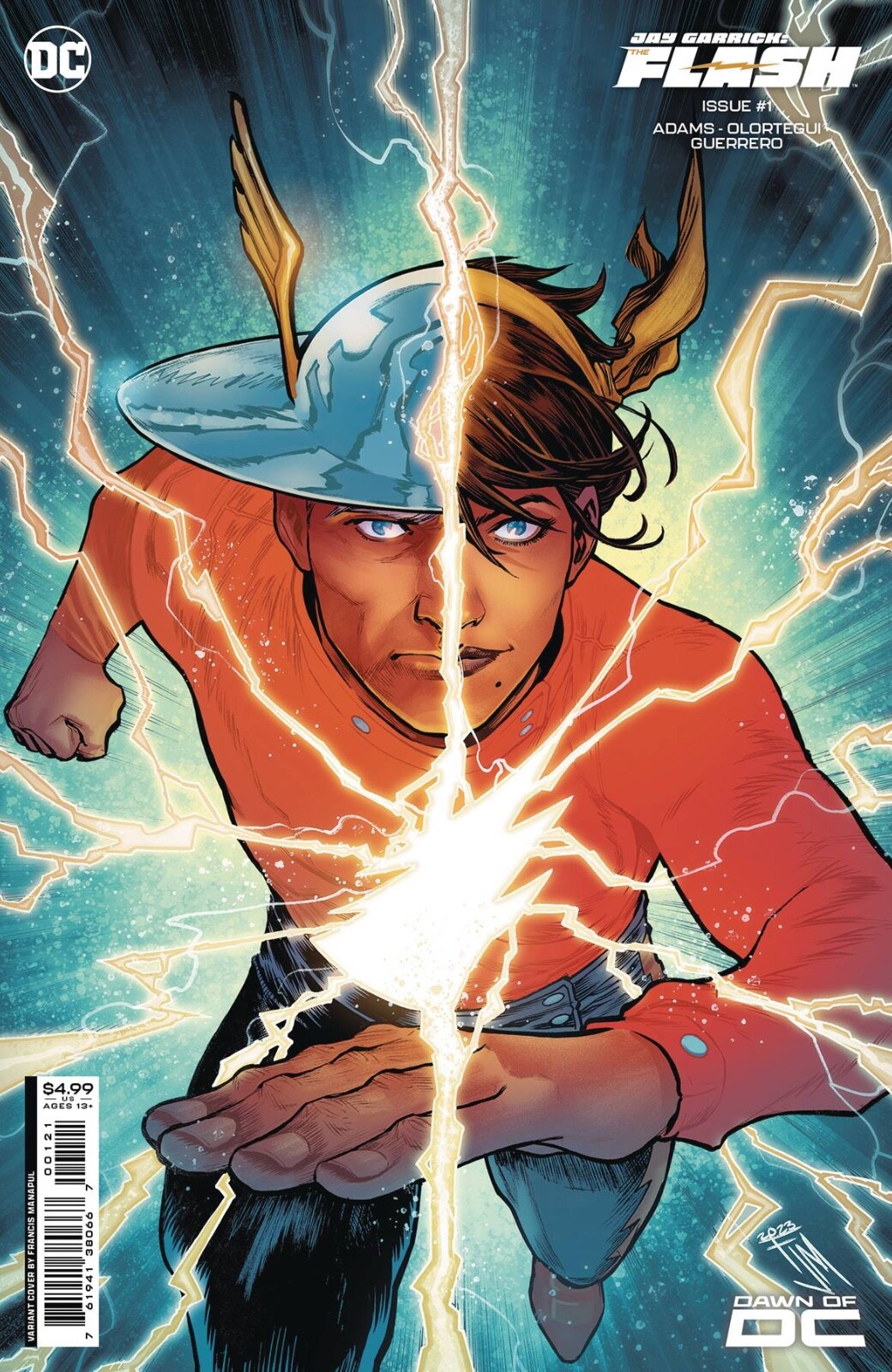JAY GARRICK THE FLASH #1 (OF 6) DC Comics COVER B FRANCIS MANAPUL CS VAR
