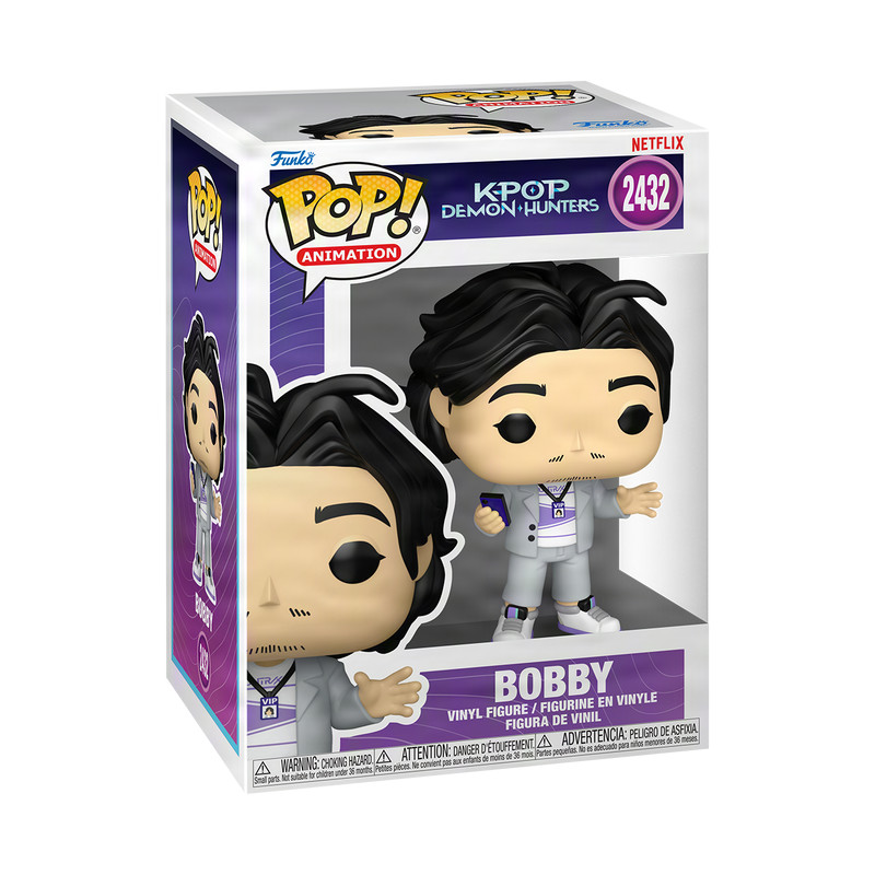 Funko Pop! KPop Demon Hunters : Bobby #2432 with Protector – New
