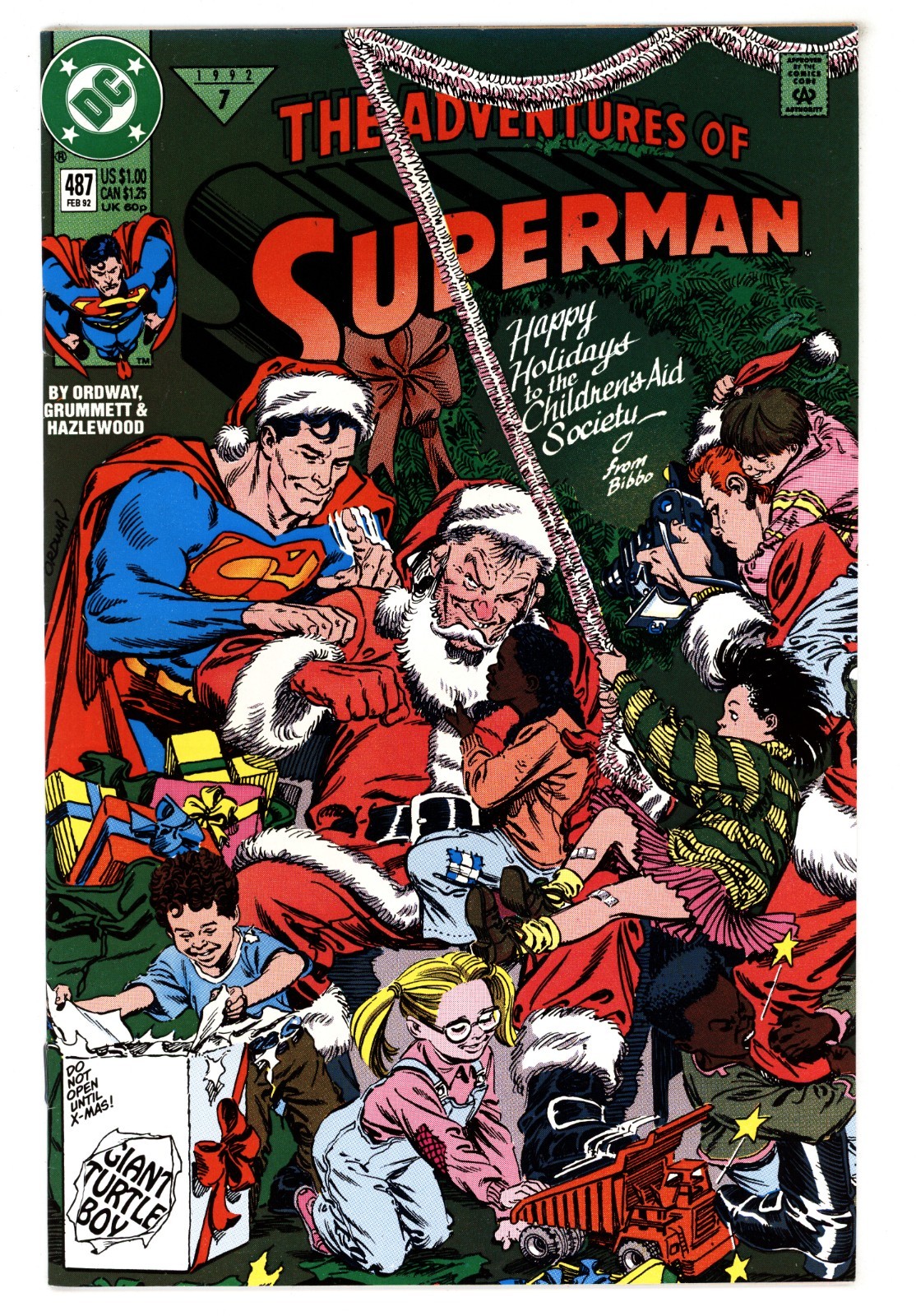 Adventures of Superman #487 VFNM 9.0 1992 Jerry Ordway Cover