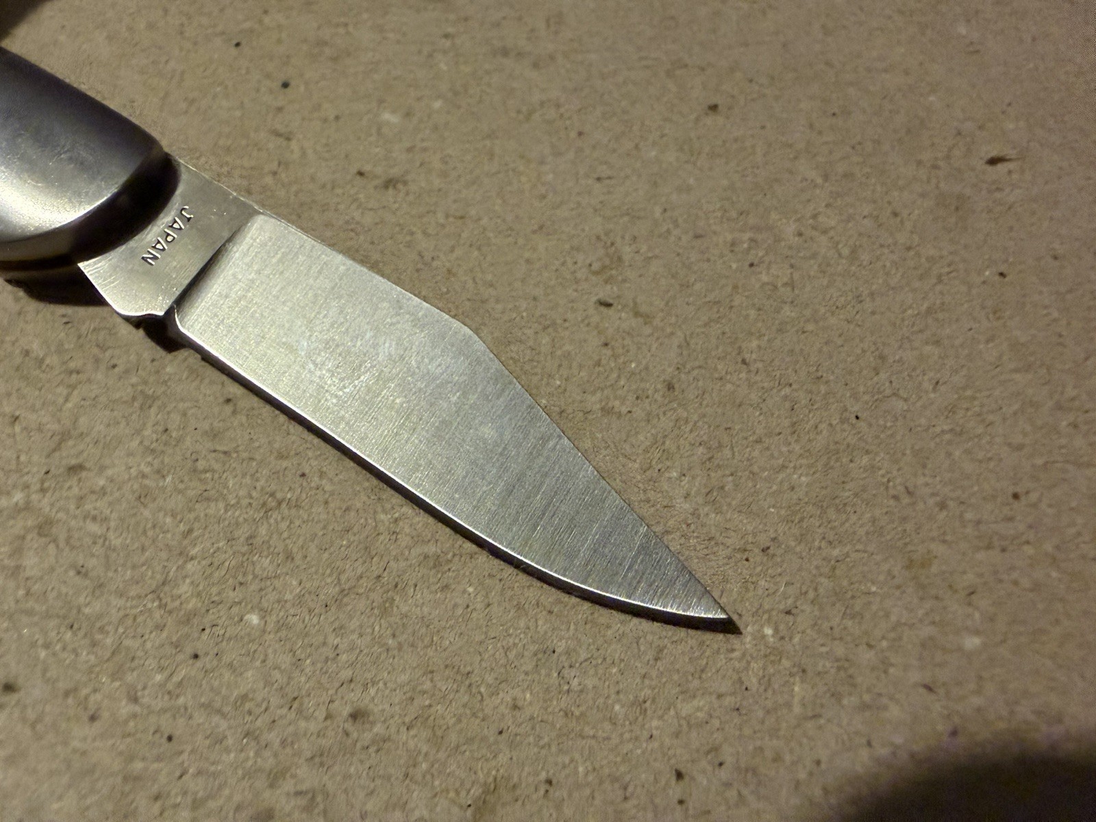 Gerber Legacy Knife Small 7545 LockBack Japan Wood VTG Vintage Lanyard Hole