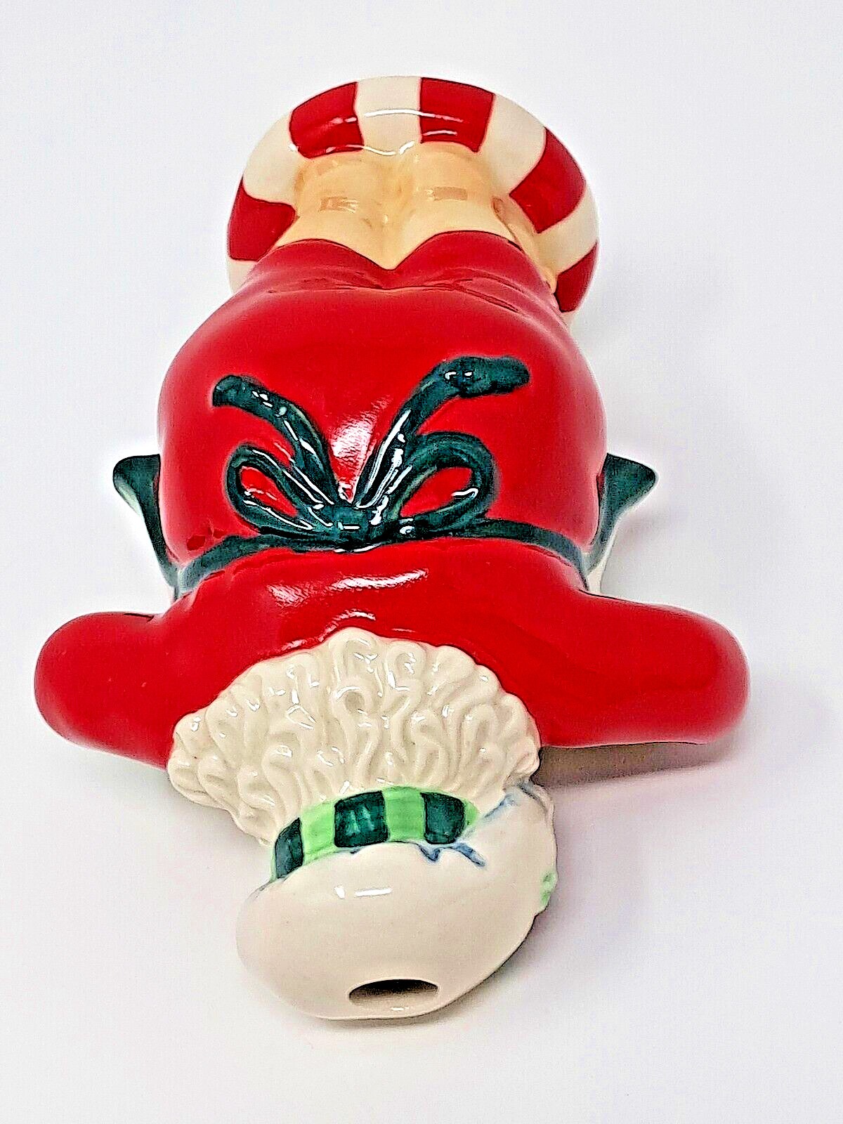Fitz and Floyd Classics Santa’s Kitchen Pie Vent 4.75″ t handcrafted Santa Claus