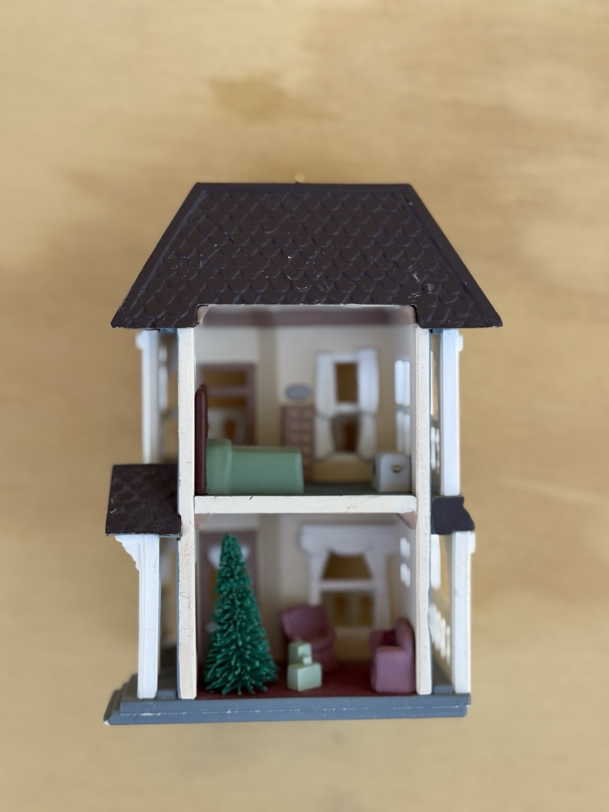 Hallmark Keepsake Victorian Dollhouse Christmas Ornaments Lot Of 14, 1980’s-2001