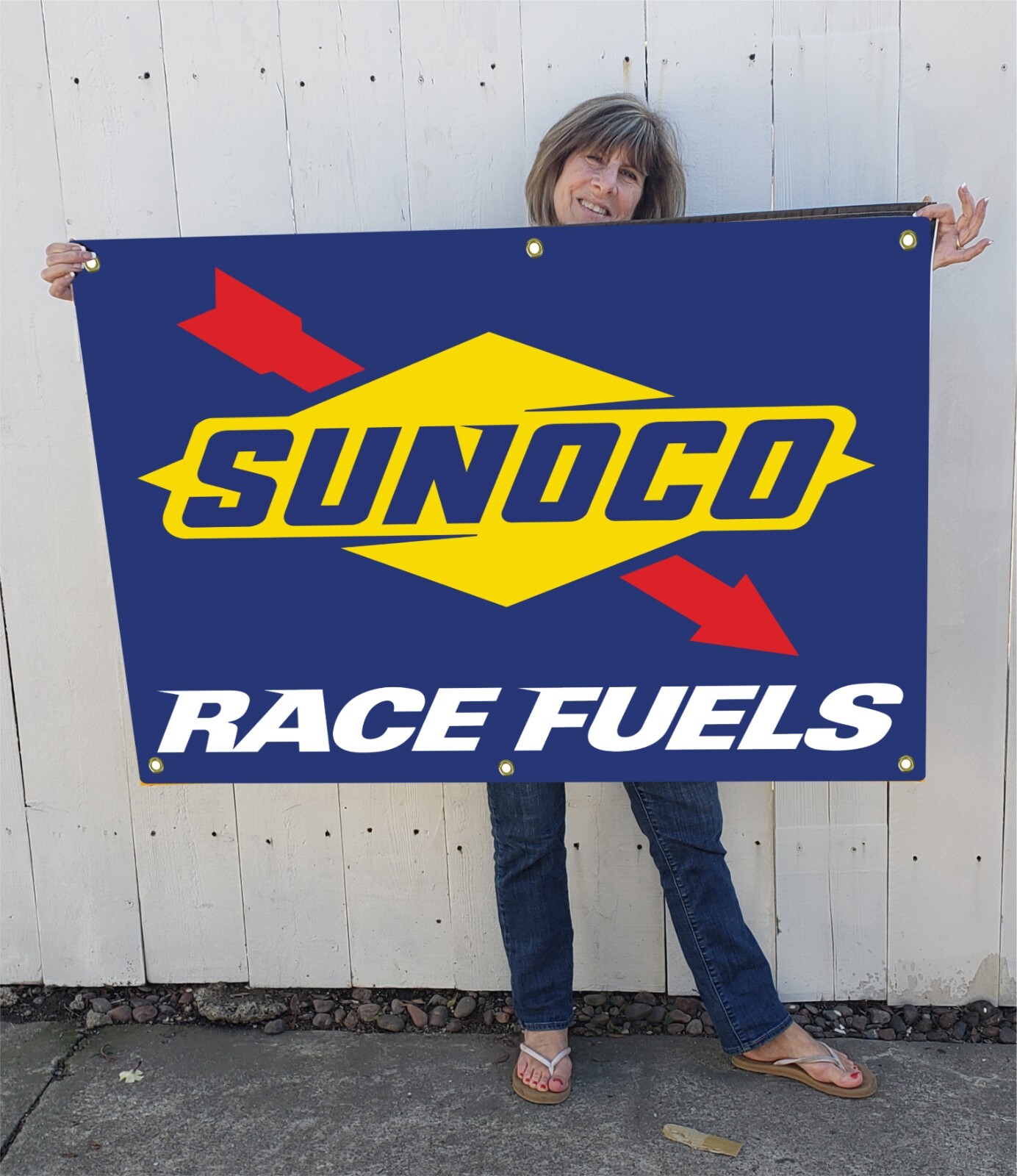 Sunoco Race Fuels Banner – Large 40″ x 30″ for Gas Enthusiasts – NHRA, Racing