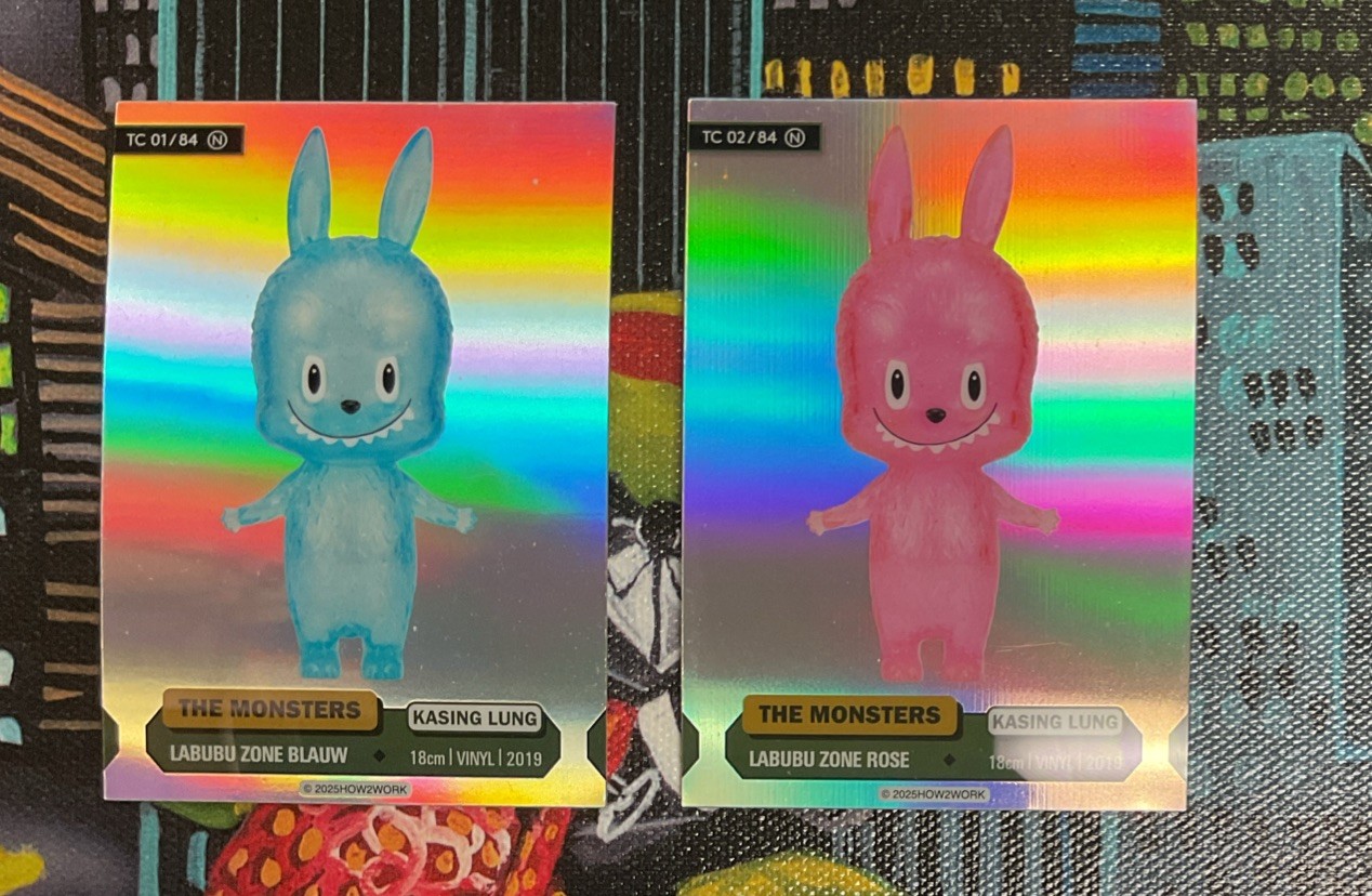 2025 How2Work THE MONSTERS Series 3 Trading Card 2 Different N holo Cards 01+02