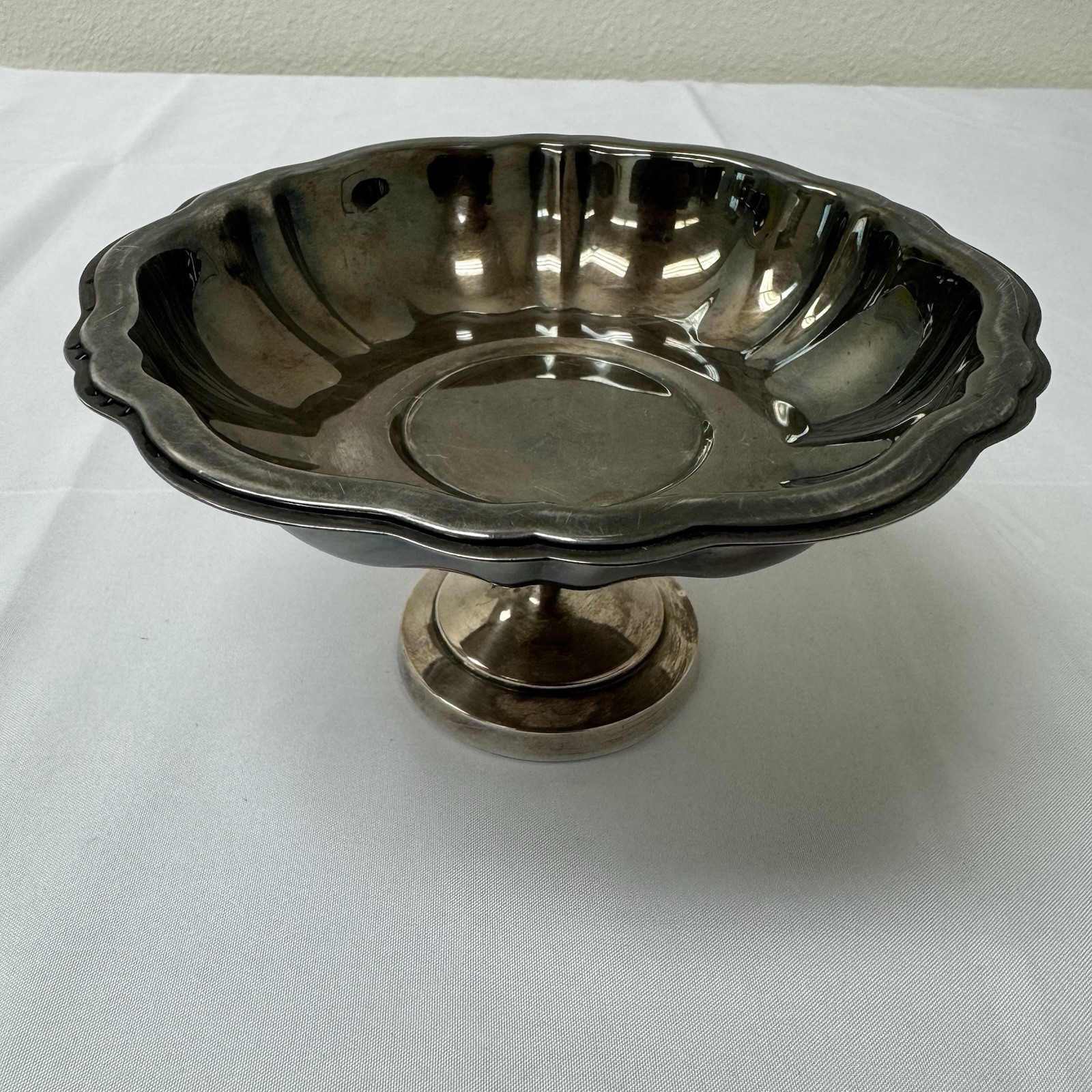 Vintage Oneida Silver Plated Candy / Mint Dish – 5.75″
