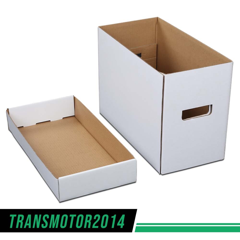 Comic Books Storage Boxes White Short Holds 150-175 Stackable Durable Archive