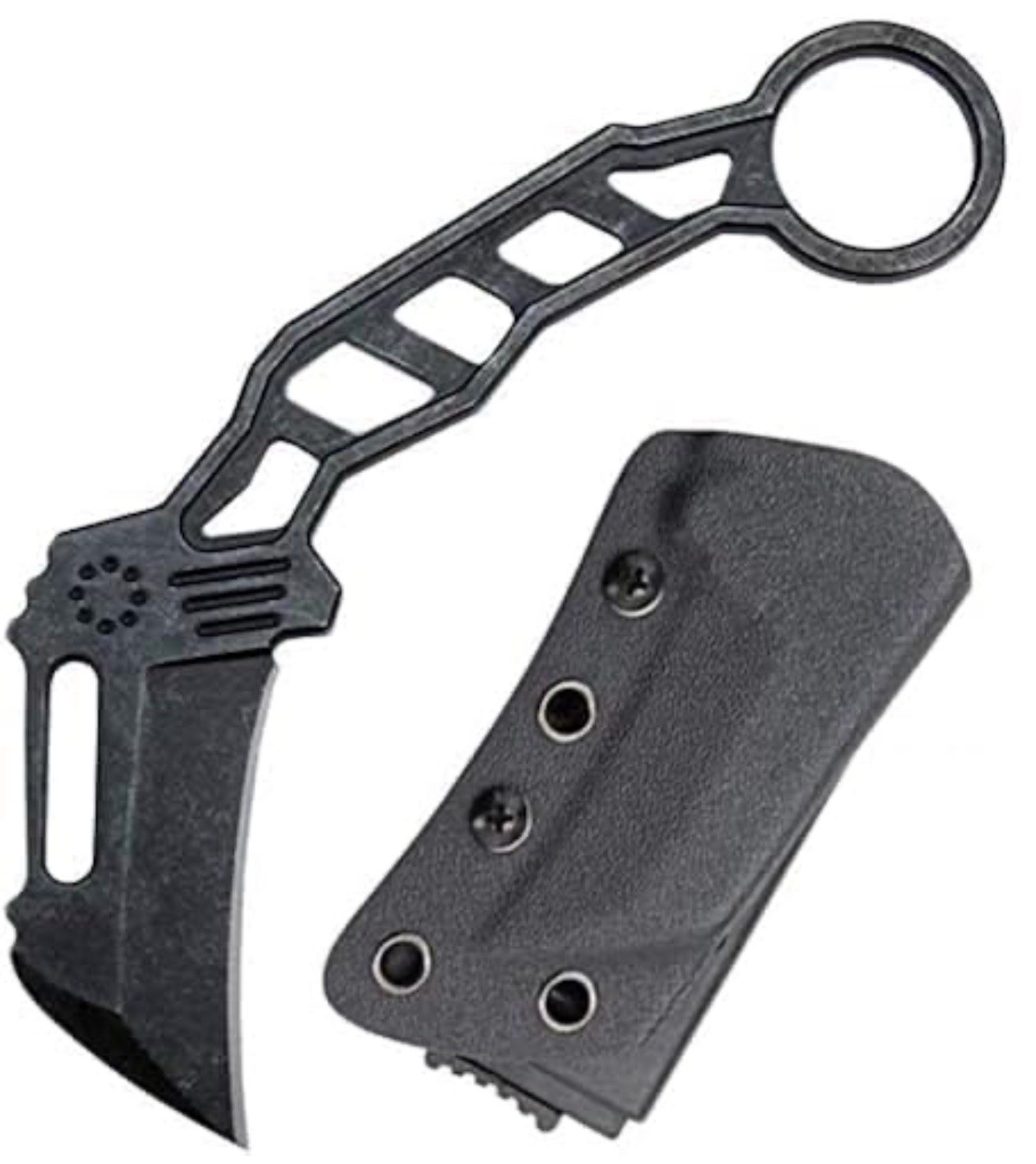 Tactical Karambit Fixed Blade Boot Knife – Self-Defense Concealable Neck Knife