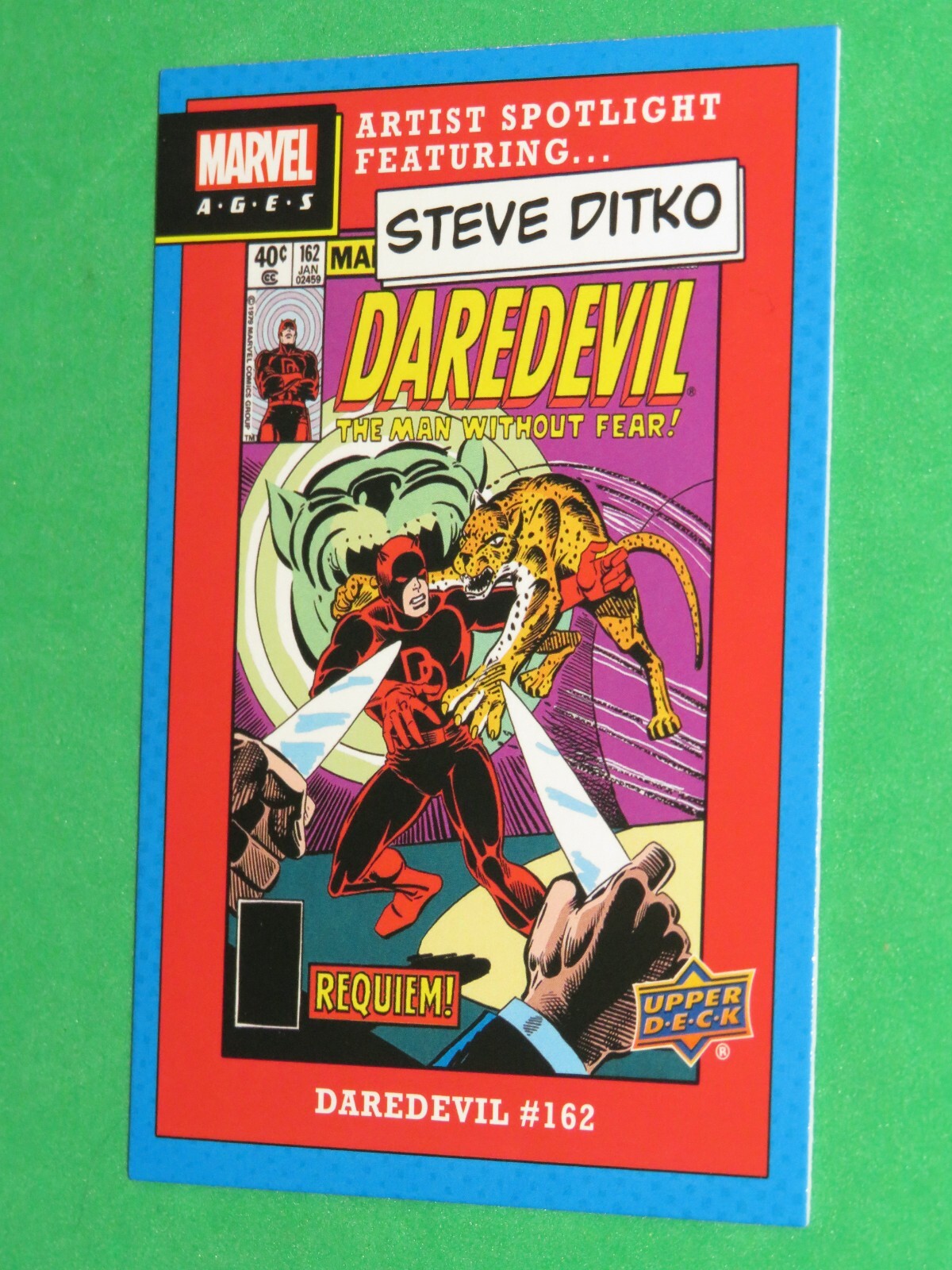 2020 Upper Deck Marvel Ages Artist Spotlight Steve Ditko #ASF-10 INSERT CARD!