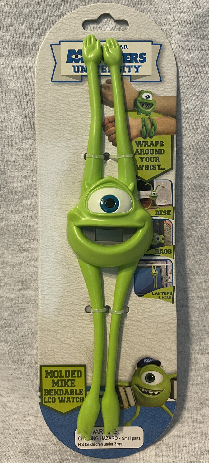 Disney – Pixar – Monsters Inc / University Bendable Wristwatch – Mike Wazowski