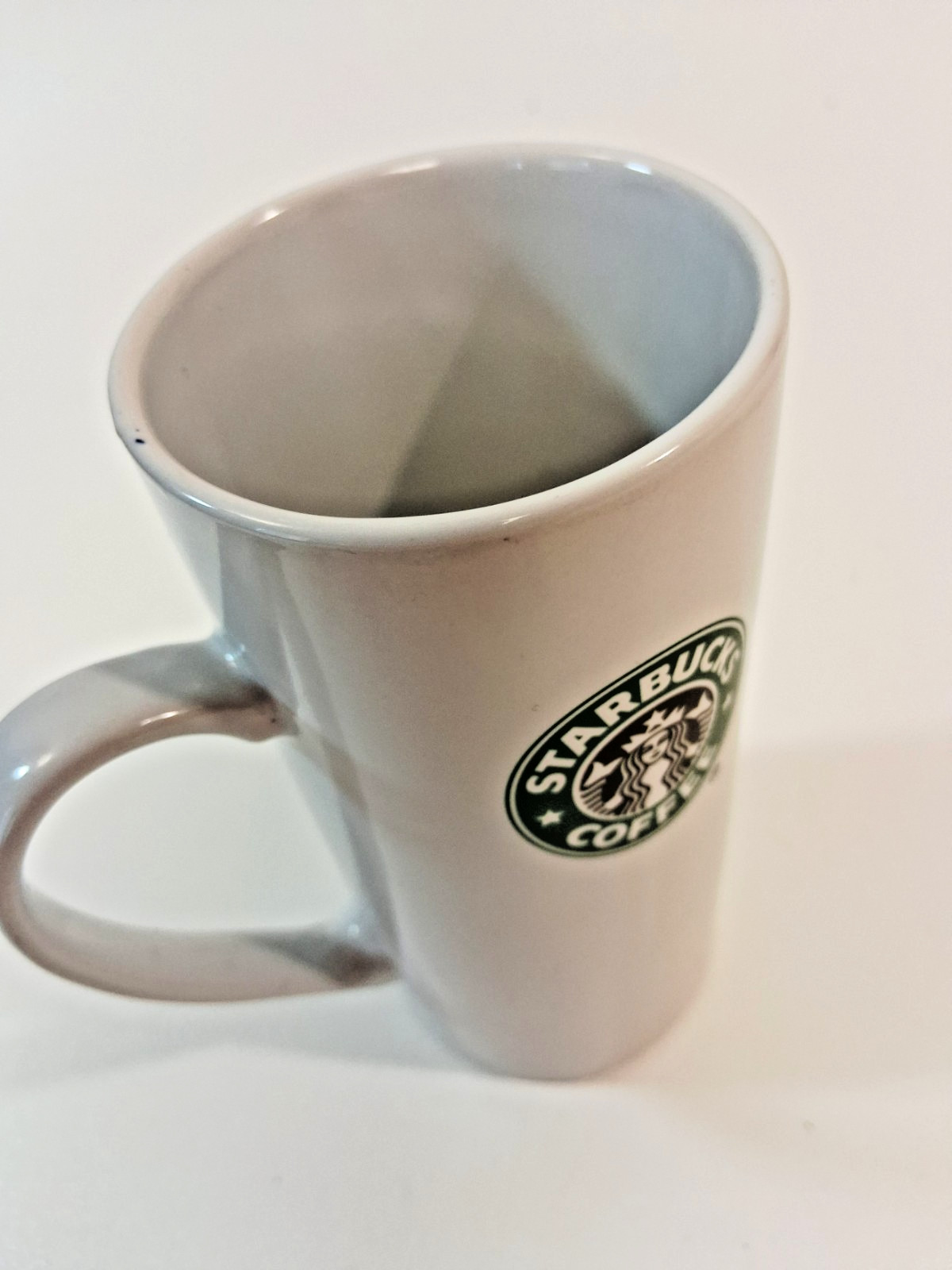 Starbucks 2008 Tall Skinny Latte Mug Coffee Cup 14 oz Mermaid Siren Green Logo