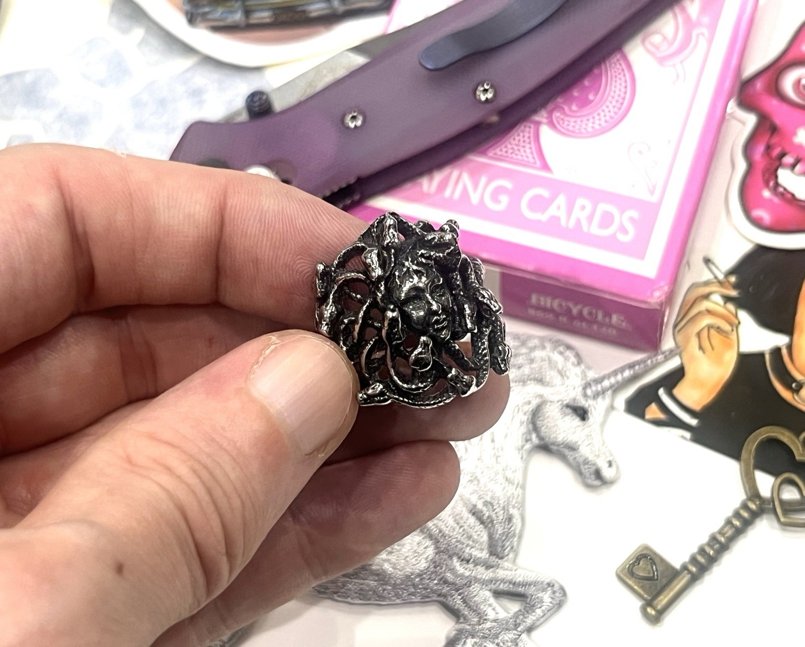 Mini Griptilian 556 Benchmade Purple/Silver Luxury 1/1 MOD 🦋 Plus more
