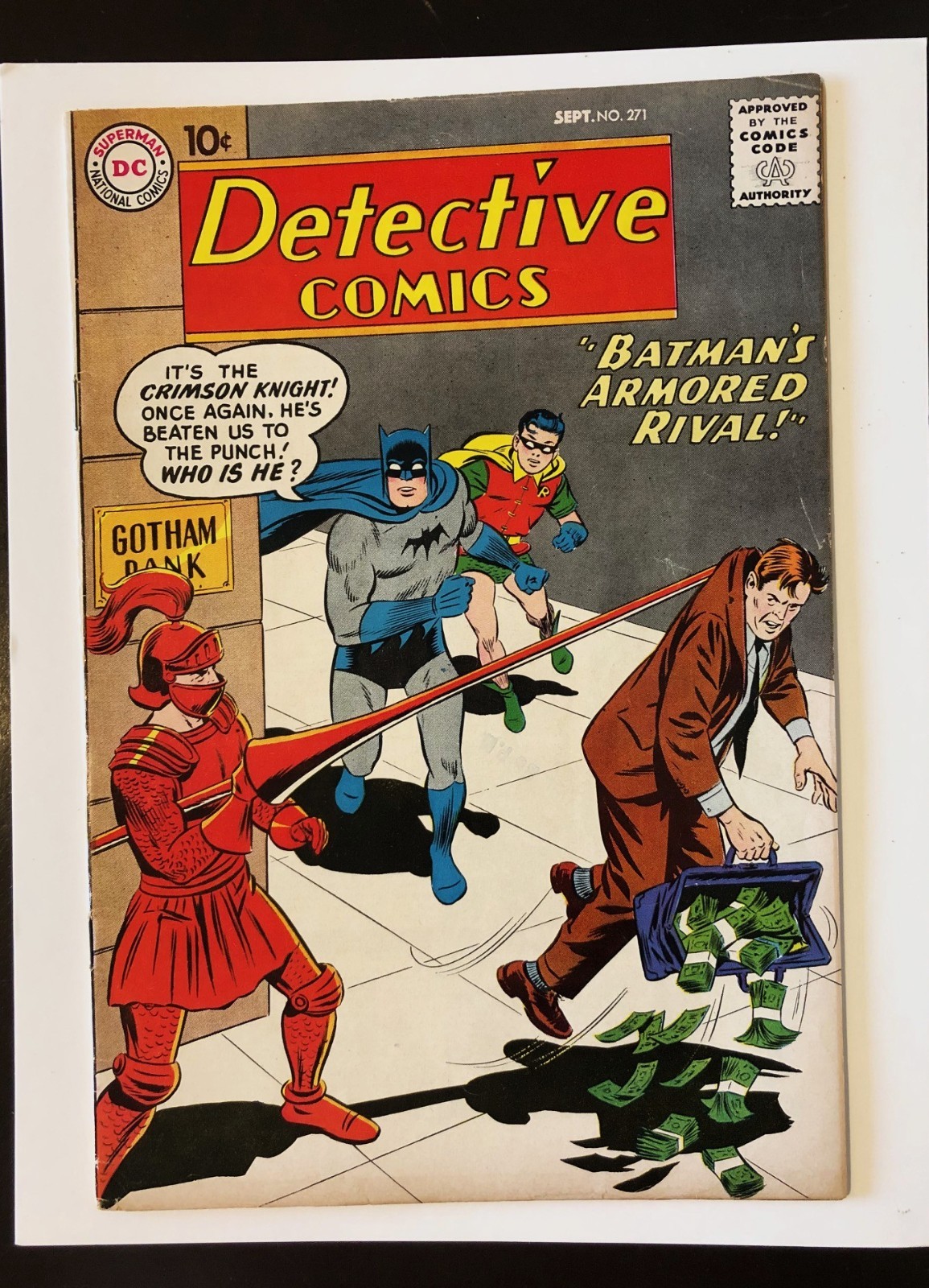 Detective Comics #271. FN- 5.5. Batman & Robin. Martian Manhunter. 1959.