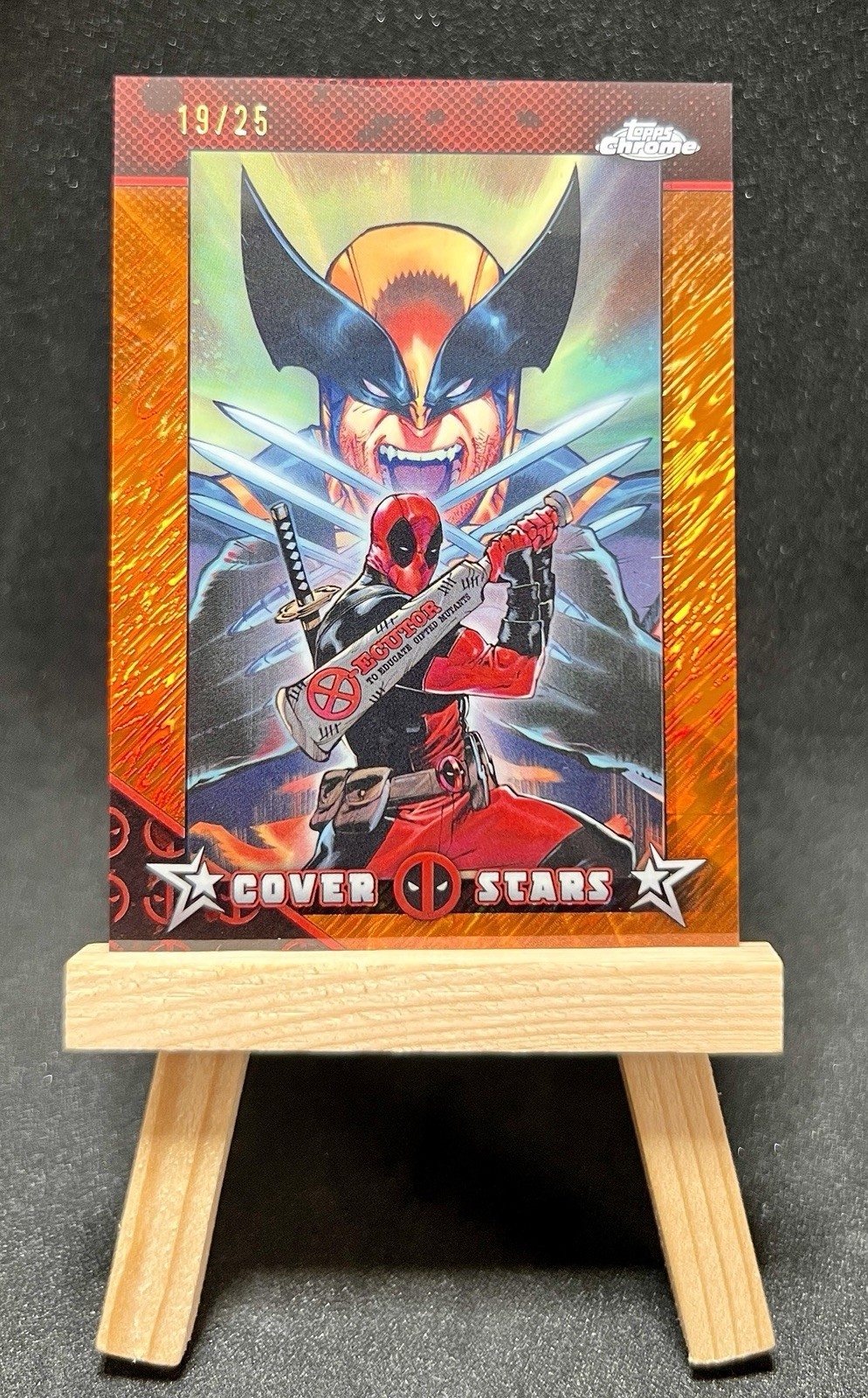 2025 Topps Chrome Deadpool – Cover stars #1 Wolverine: Deep Cut 19/25