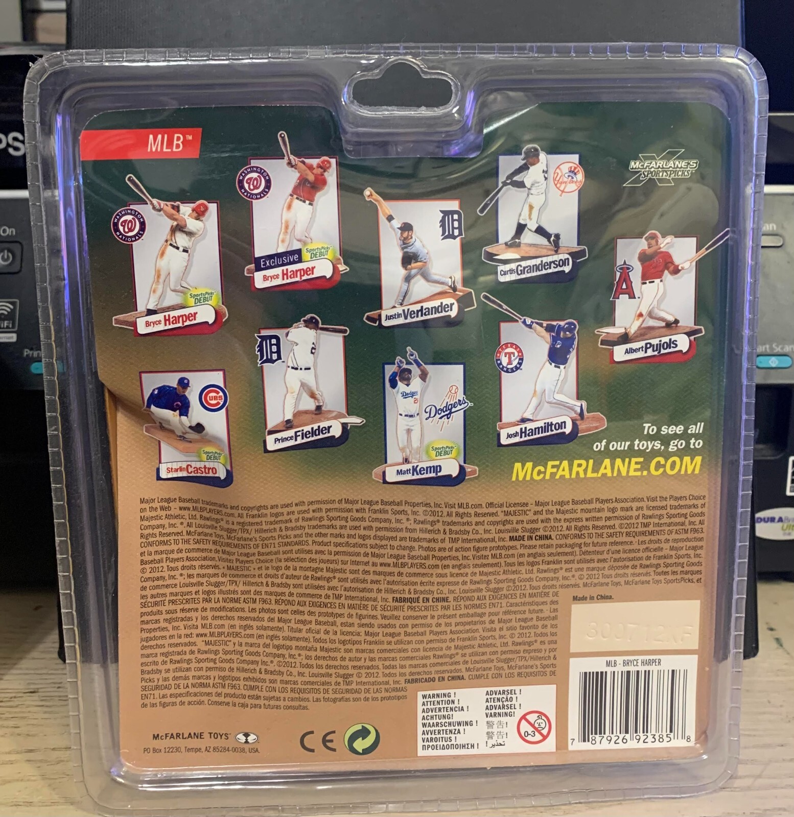 2012 McFarlane – Bryce Harper – Sportspick’s Debut Figure – nrmt/mint in package