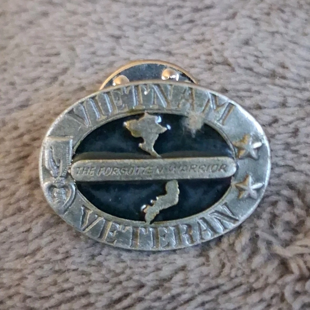 Vietnam Veteran Pin Badge Vietnam Map Design, Vietnam Conflict 1961-75