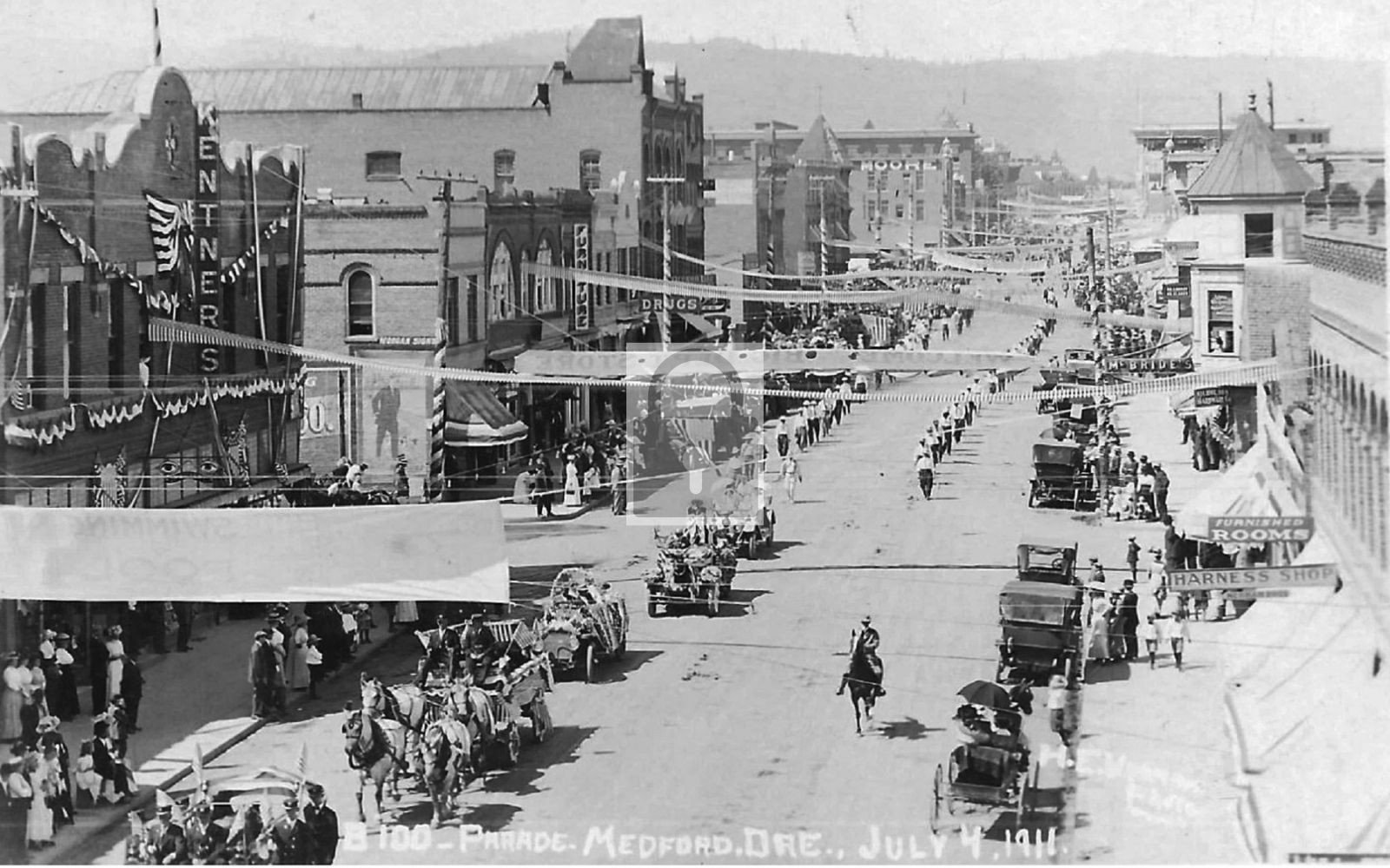 1911 Street View Parade Medford Oregon OR – Reprint