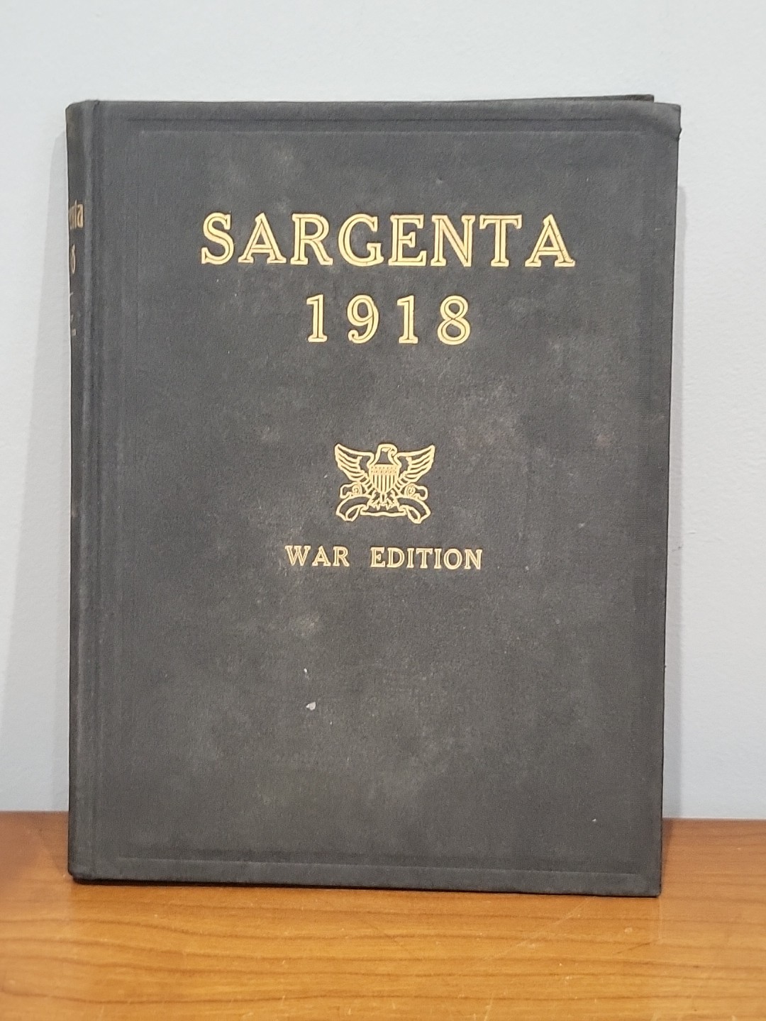 1918 Sargenta Sargent School Yearbook Cambridge, Massachusetts WWI War Edition