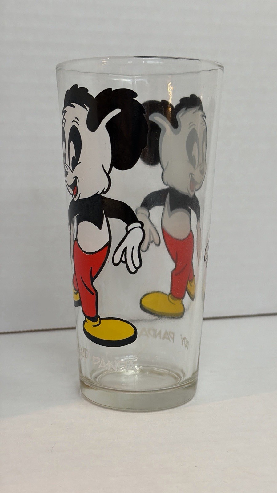 RARE MINT Andy Panda Pepsi Collector Series Promo Glass Vintage Character