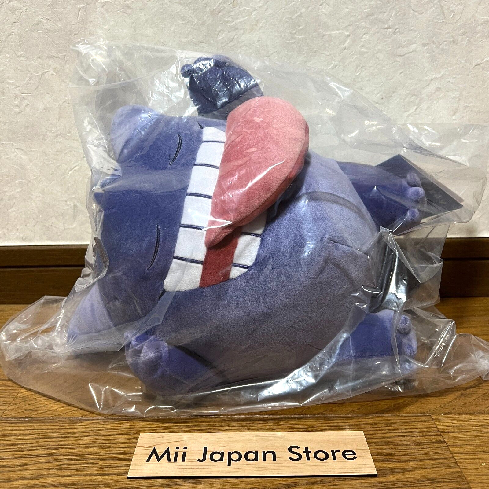 Pokemon Center Gengar Sleep Motchiri Plush doll OYASUMI 29.5cm Japan NEW