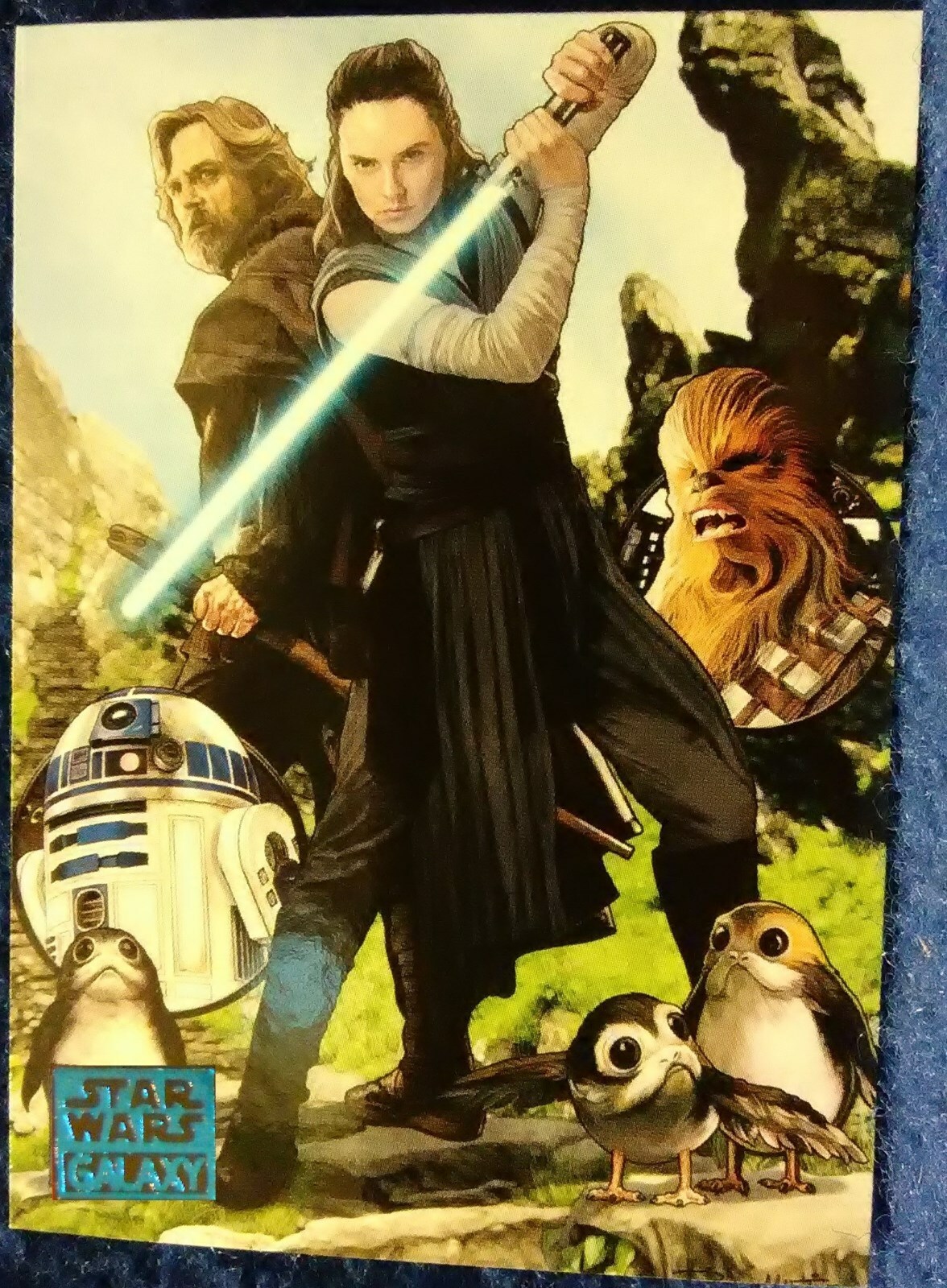 2018 STAR WARS GALAXY “BLUE” Parallel Trading Cards U-Pick-1