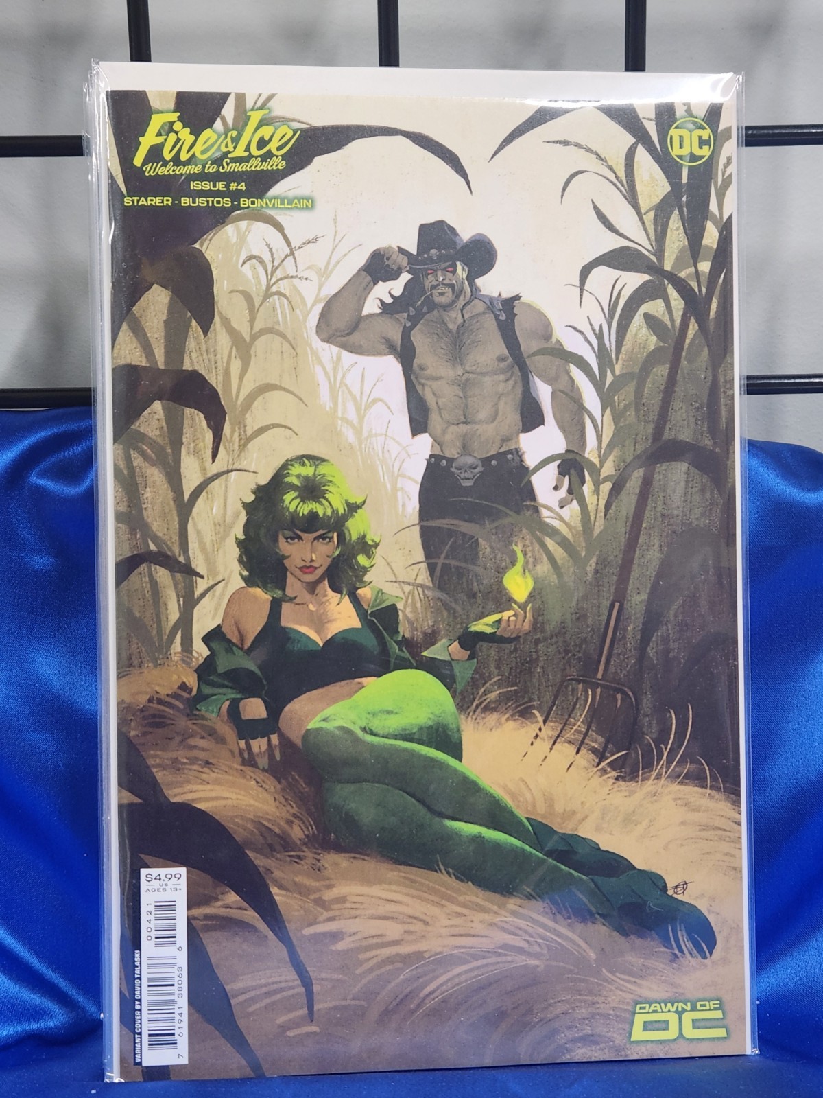 Fire & Ice: Welcome to Smallville #4 David Talaski Cardstock Variant Cover…