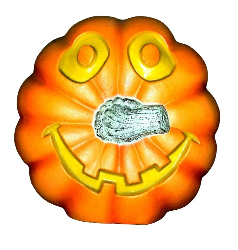Blow Mold Pumpkin Light. Jack O’Lantern. Large. Light Up W/ Cord. Not Included.