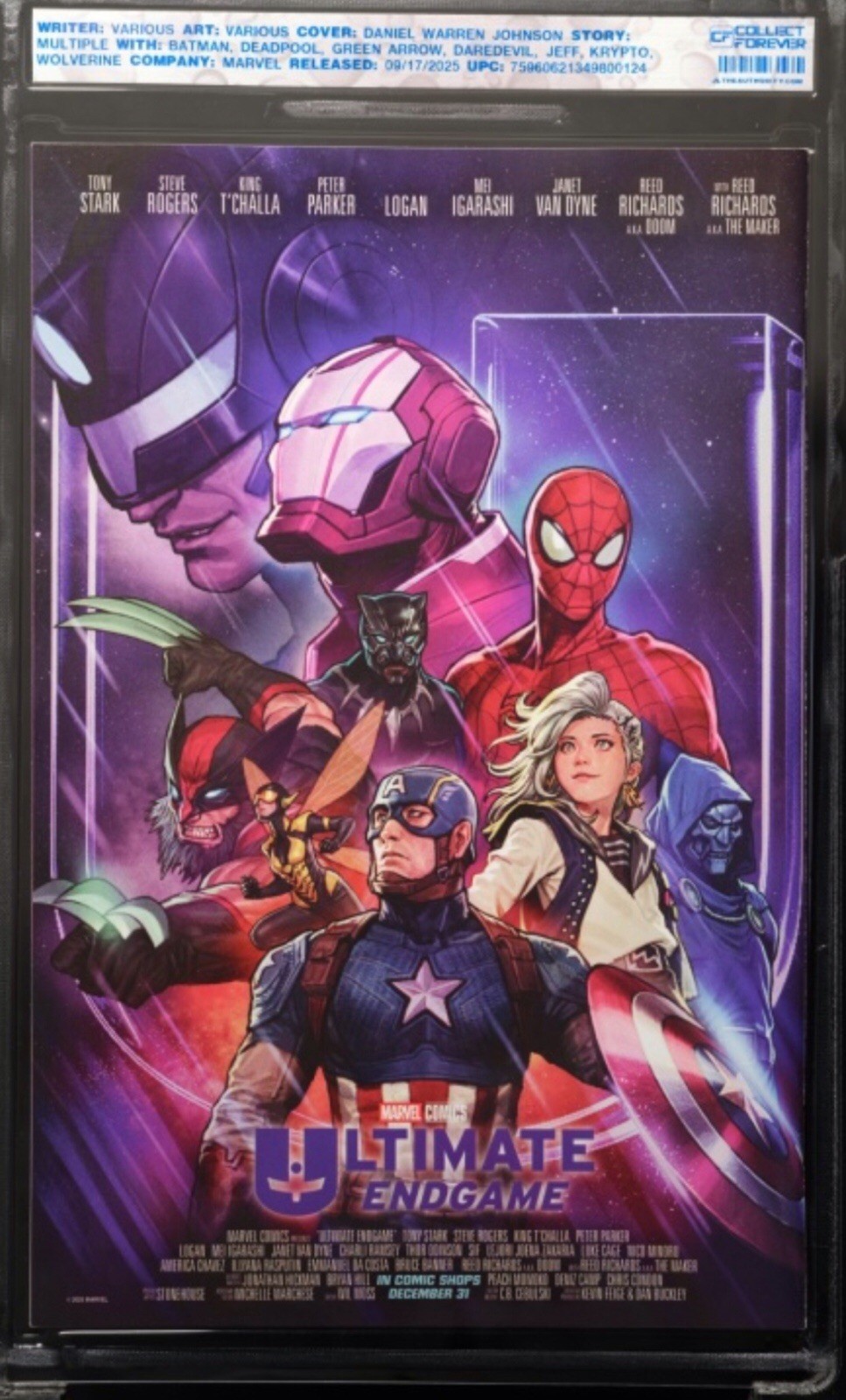 Marvel/DC Batman/Deadpool Daniel Warren Johnson #1 N DC Marvel Uncirculated Slab