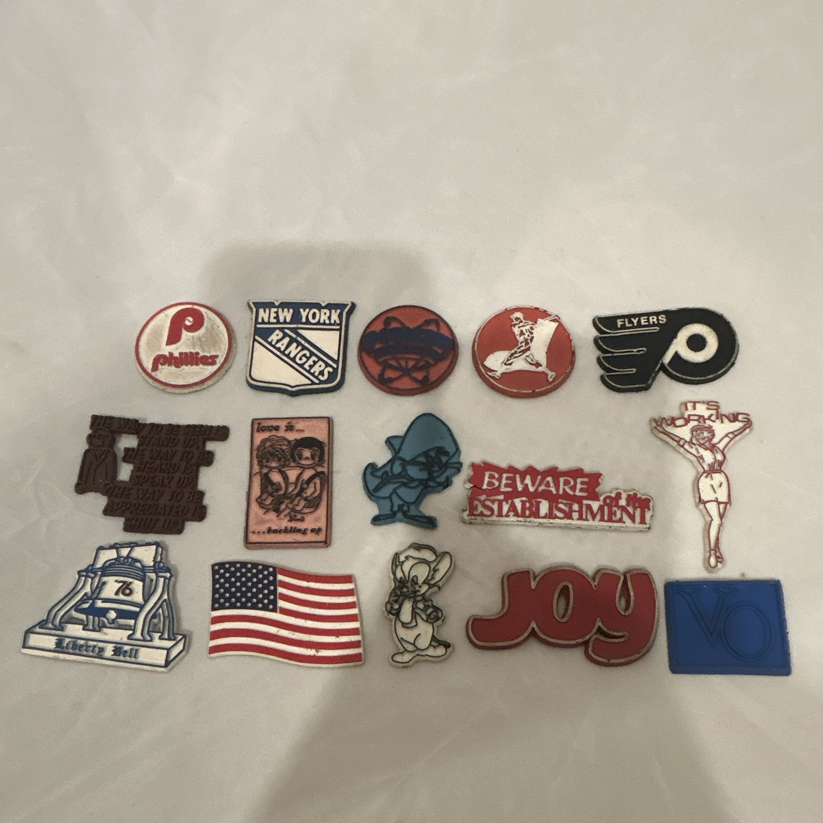Assorted Refrigerator Magnets Sports Etc. Lot of 15