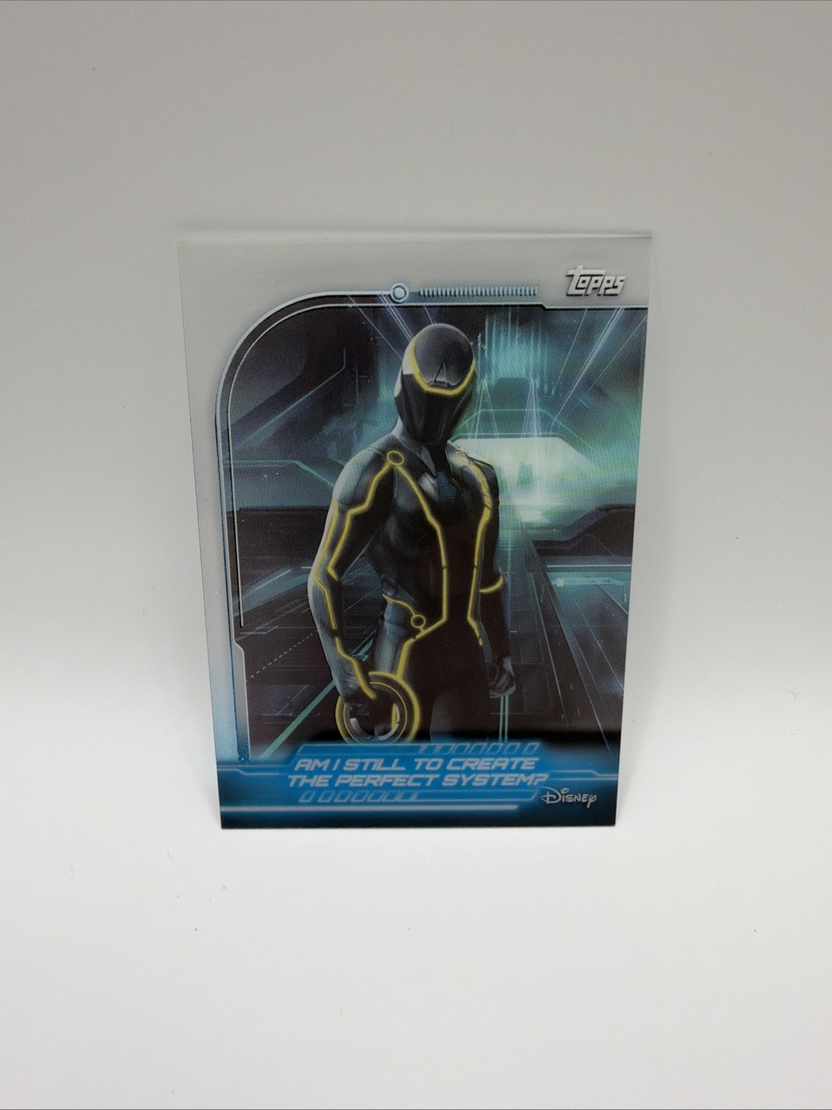 2026 Topps Chrome Disney Tron Tek Card #TRON-7 Acetate Create