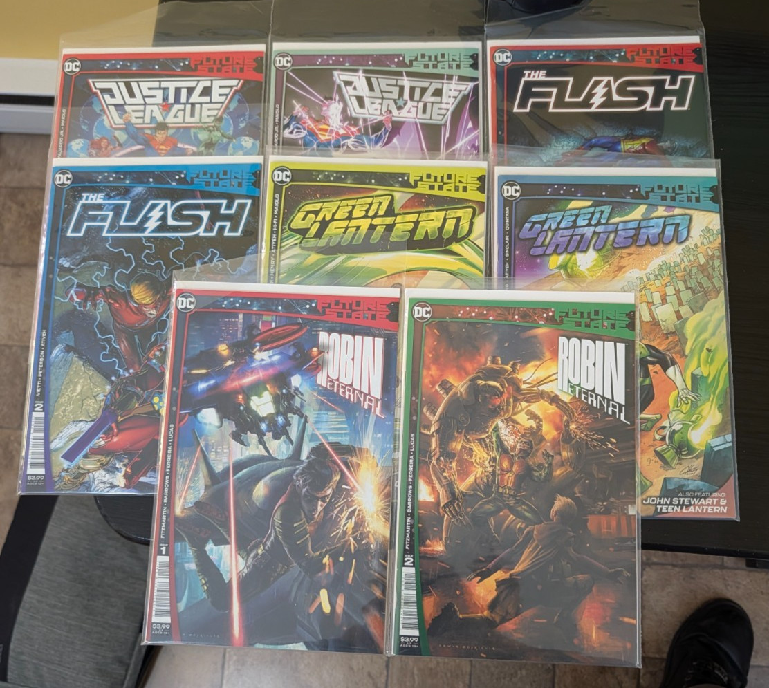 Future State Justice League. The Flash, Green Lantern, Robin Eternal #1-2s DC