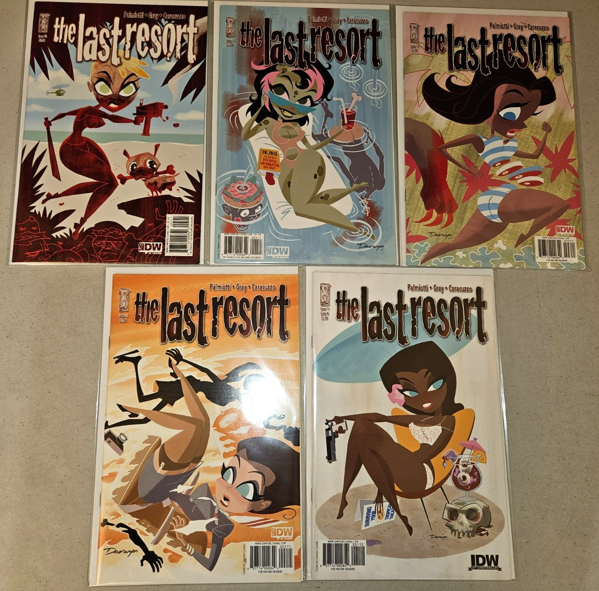 Last Resort #1-5 (Complete 2009 IDW Series) 1 2 3 4 5 Lot Set Darwin Cooke