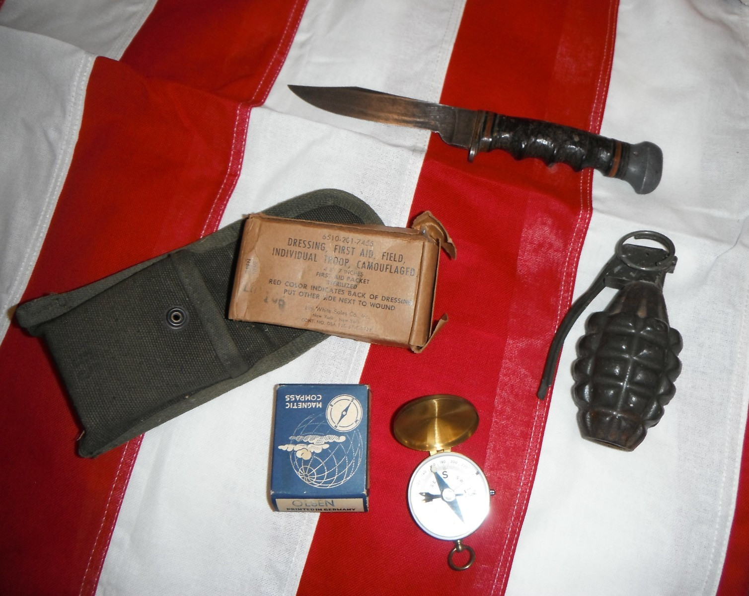 Vintage Collectible US Military Lot- Various Items