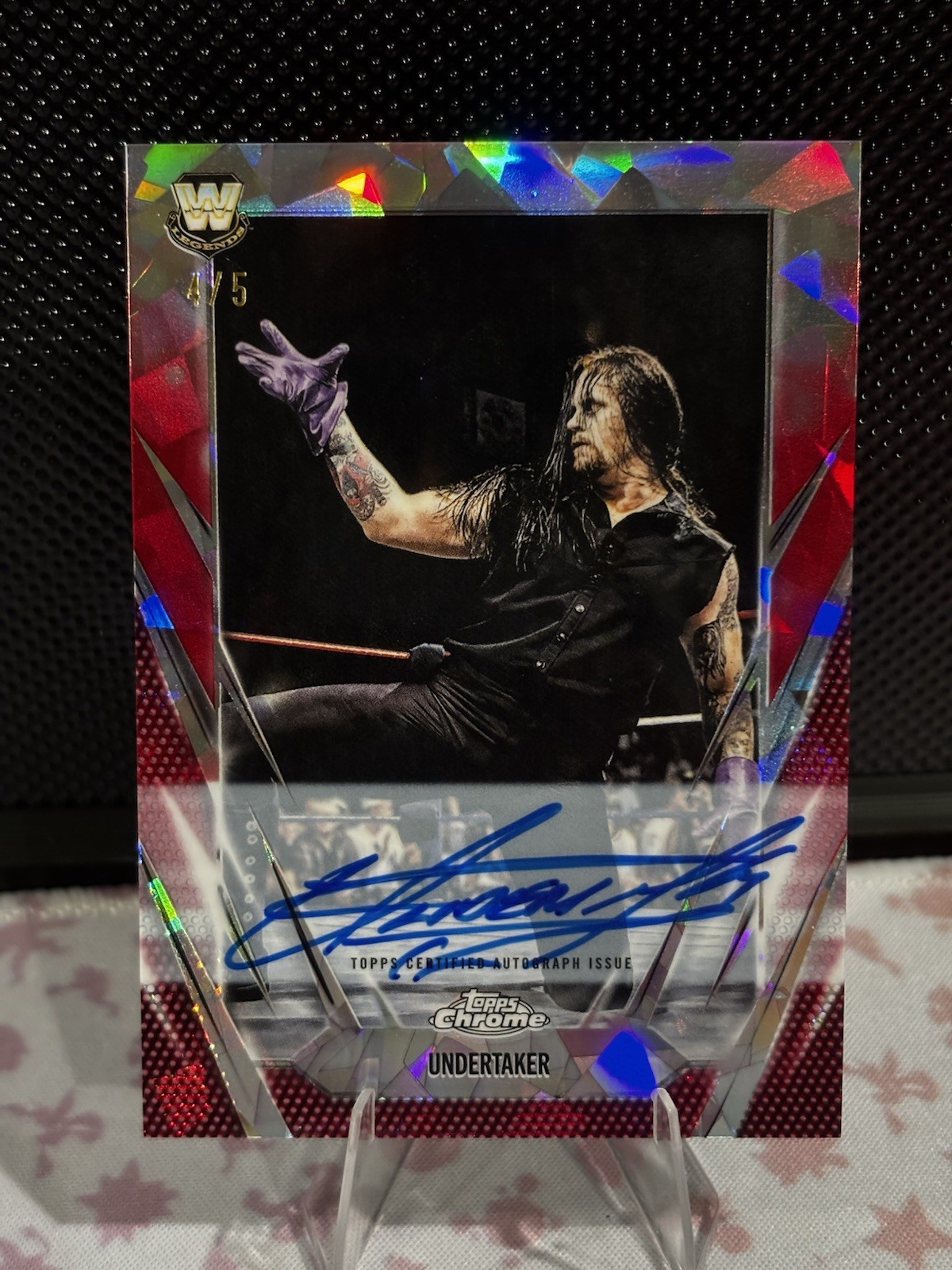 2026 Topps Chrome WWE Sapphire Undertaker auto /5