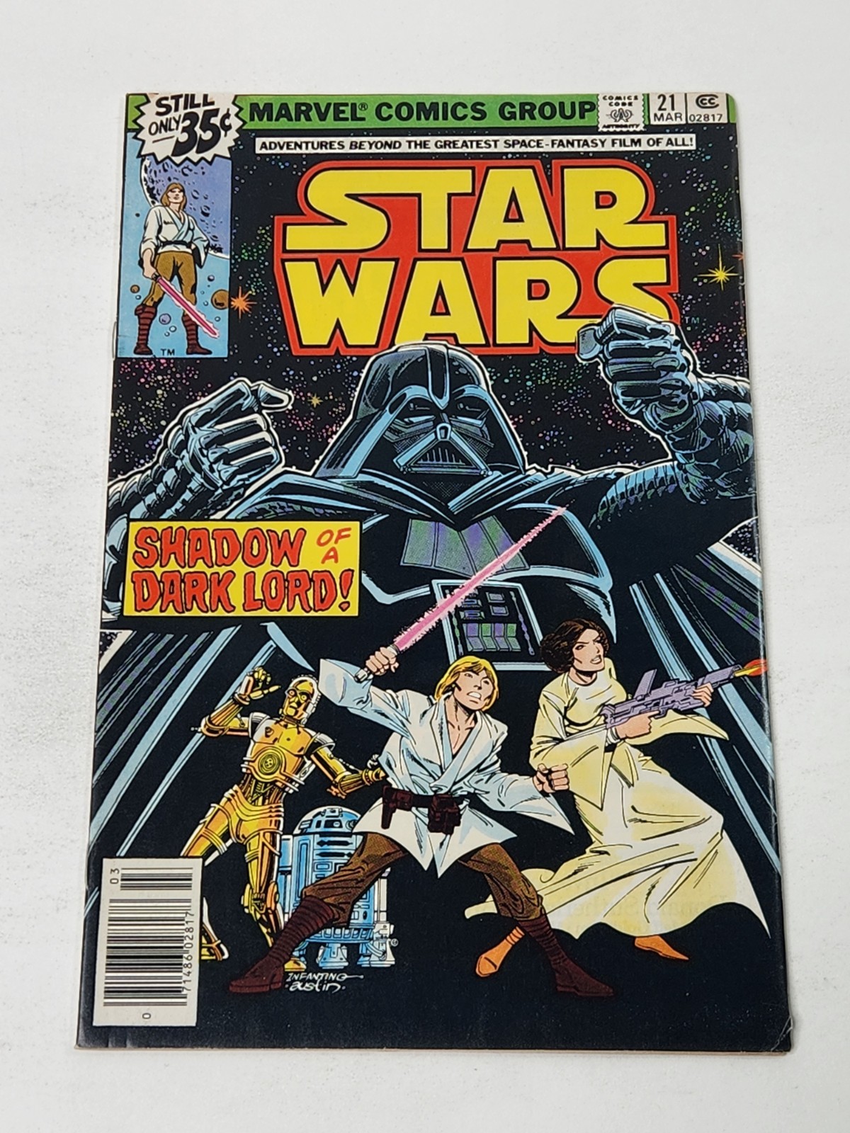 Star Wars 21 NEWSSTAND Carmine Infantino Cover & Art Marvel Bronze Age 1979