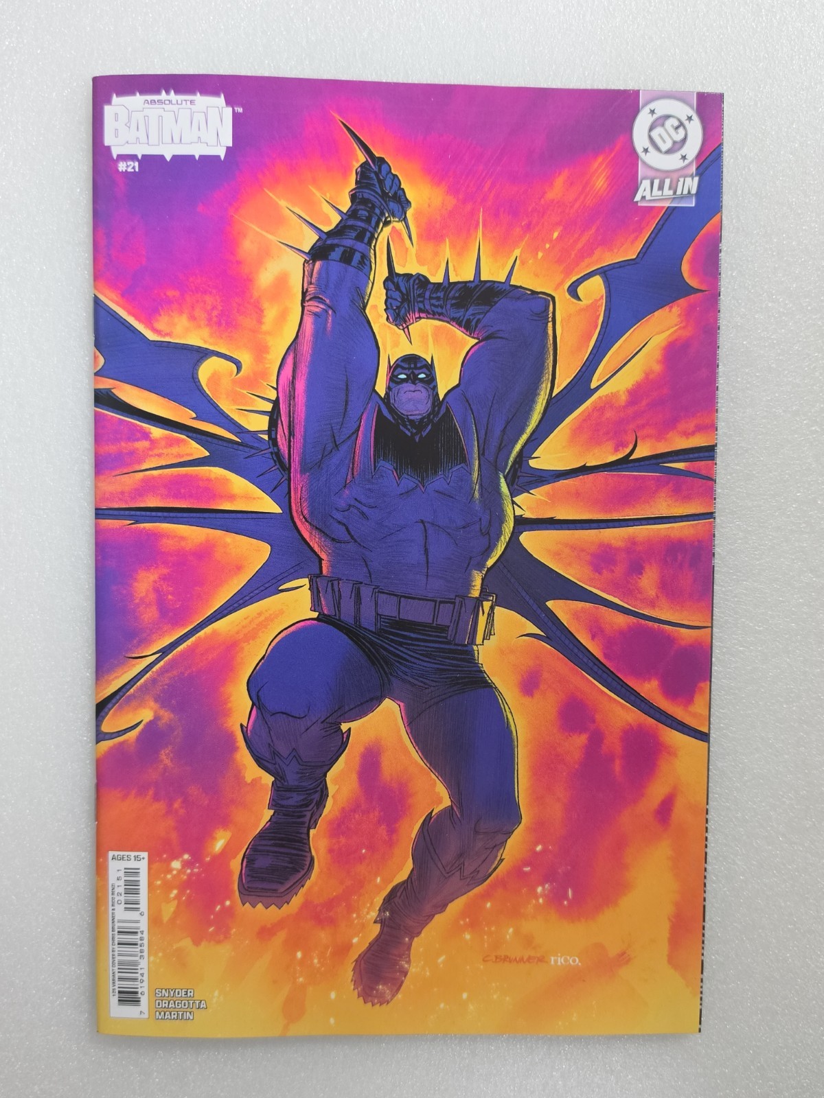 Absolute Batman #21 1:25 Chris Brunner Incentive Variant Cover 2026 Comic