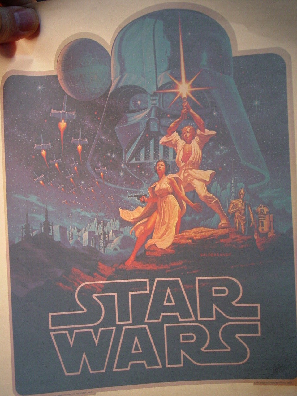 STAR WARS 1970’s VINTAGE AMERICANA MOVIE IRON ON TRANSFER -NICE, B-3