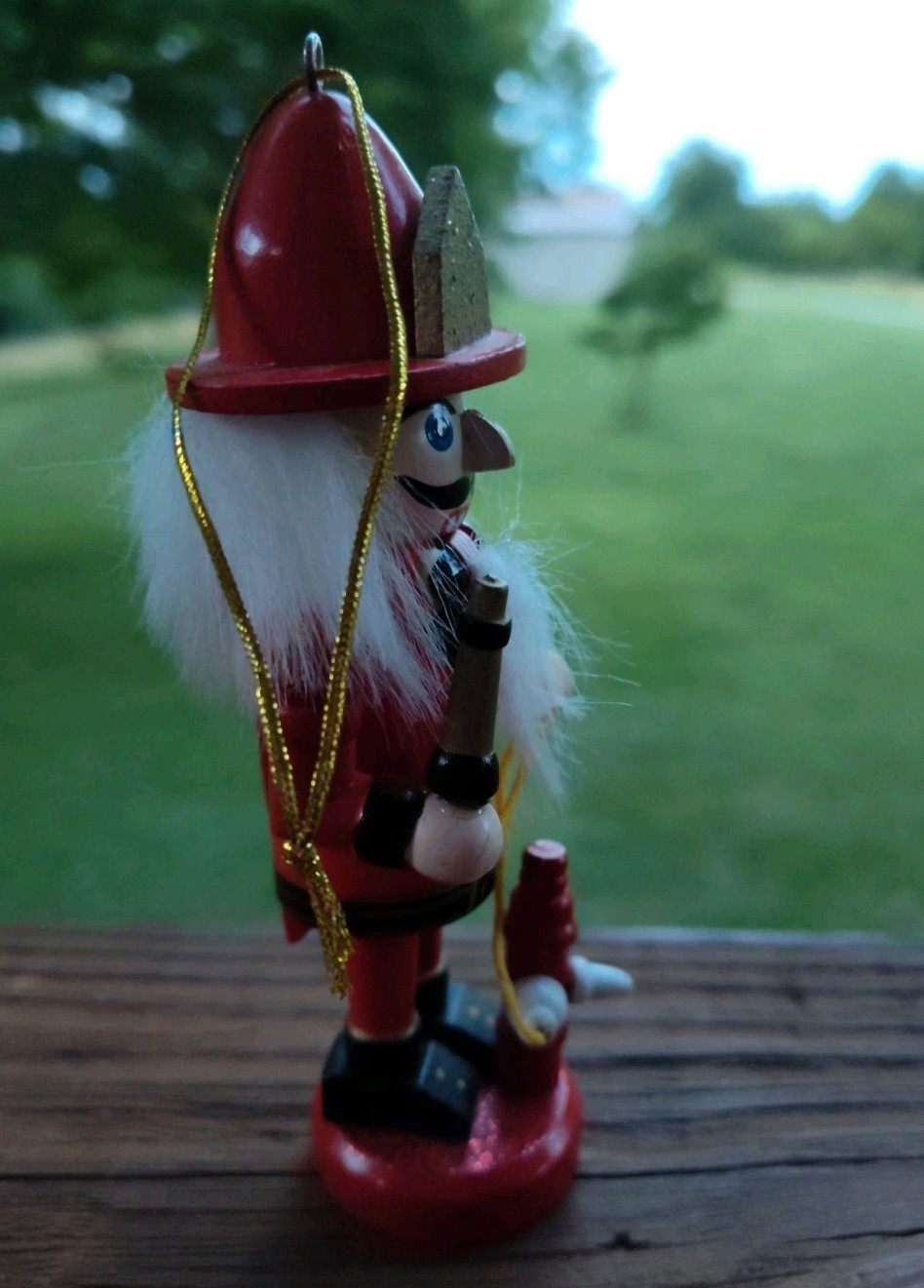 Firefighter Nutcracker Ornament