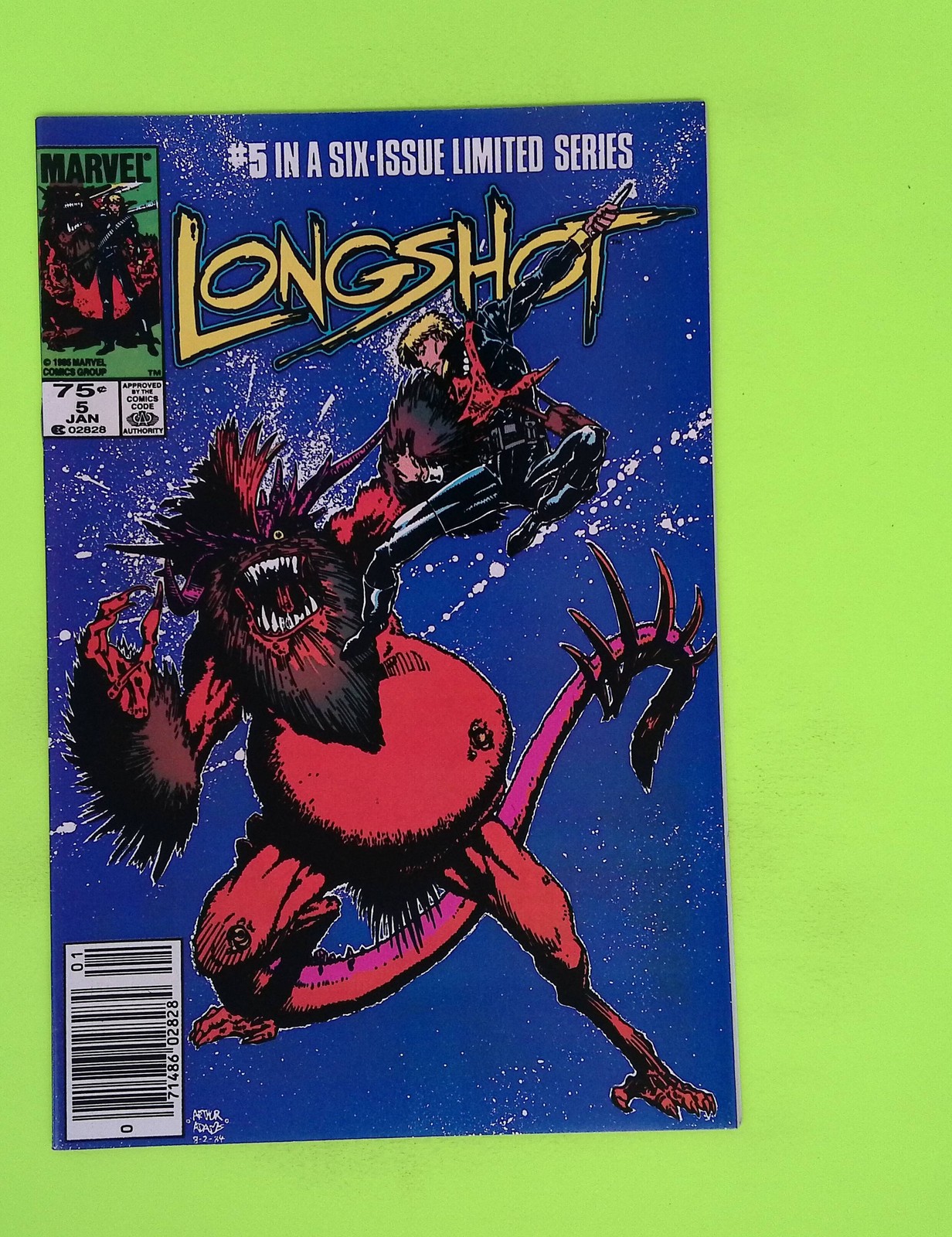 Longshot #5 1986 Marvel Comics 1st App Newsstand 8.0 Comic Book J72-41