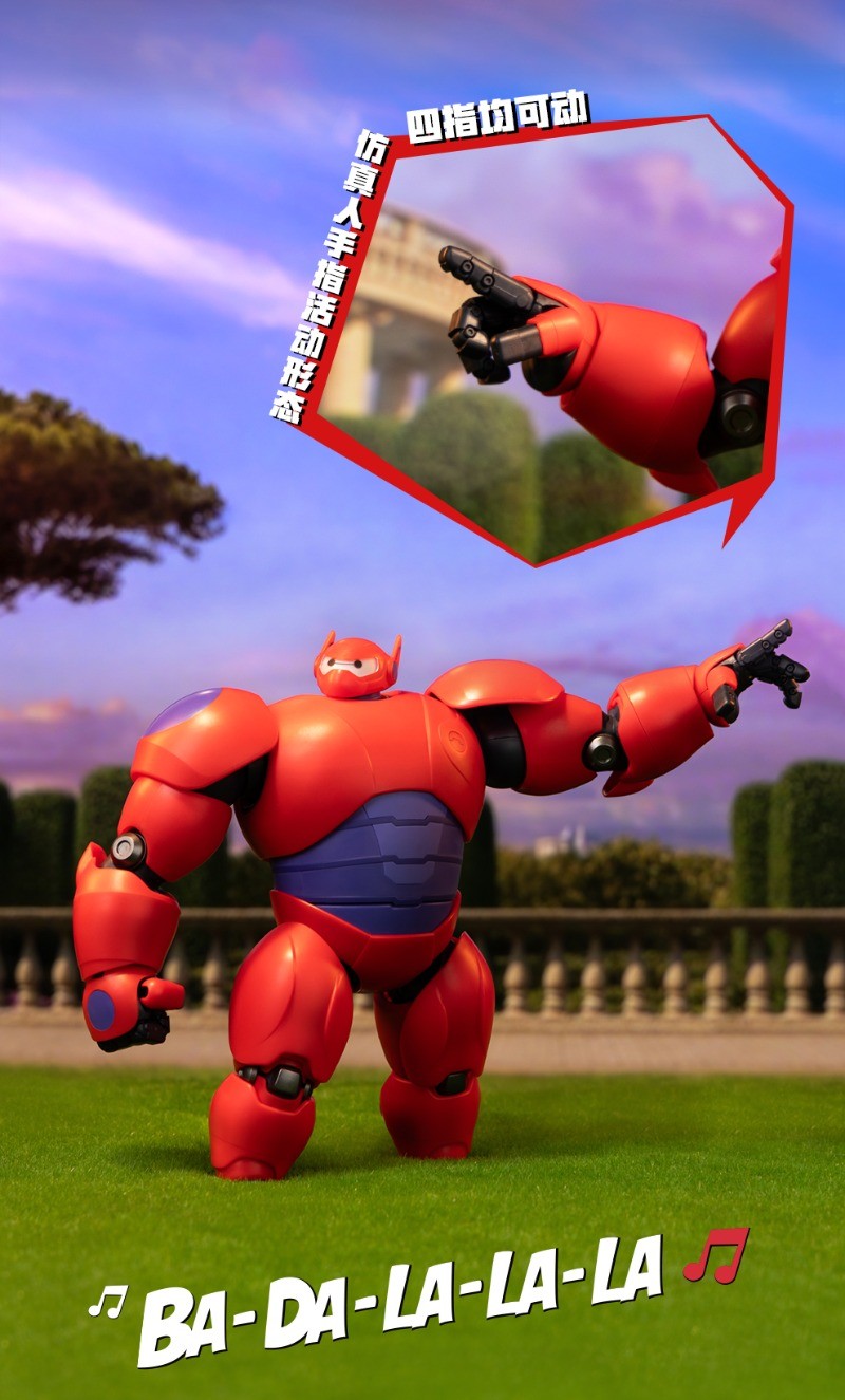 Big Hero Baymax Model Kit 7in Assemble Model Collectible Action Figure Gift Toy