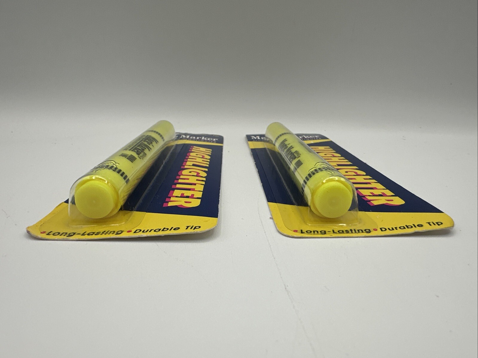 1993 SEALED 4 Magic Marker Yellow Highlighters Binney & Smith Lot Prop Stock Vtg