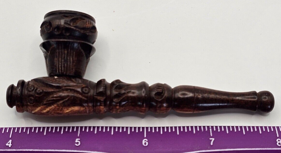 4” Rosewood Hand Smoking Pipe w/ Carb – MSRP $7.99 – Case of 100