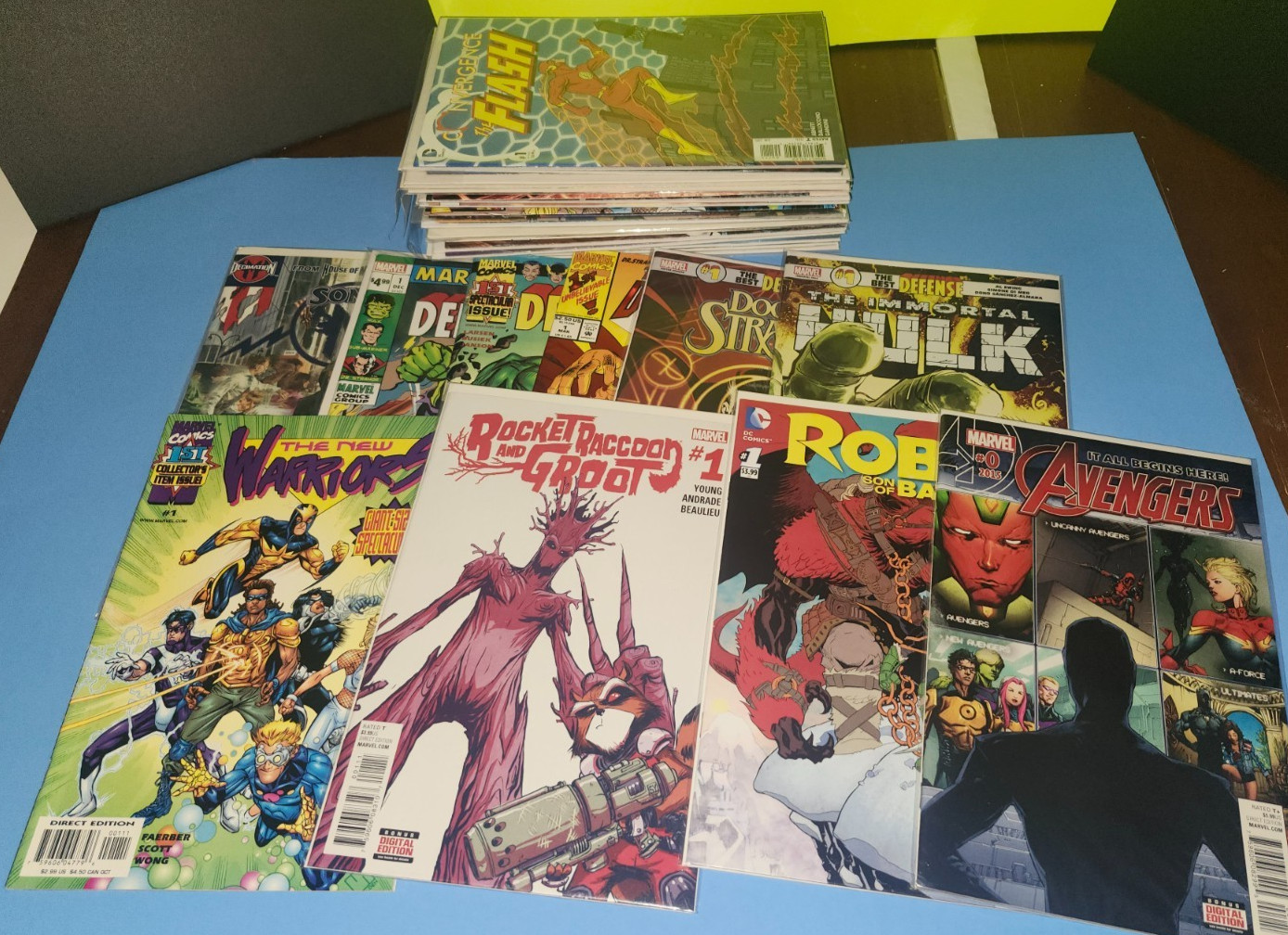 50 Assorted #1 and 0 Issue Comic Books!! Bulk Box of Random Comics Lot VF-NM