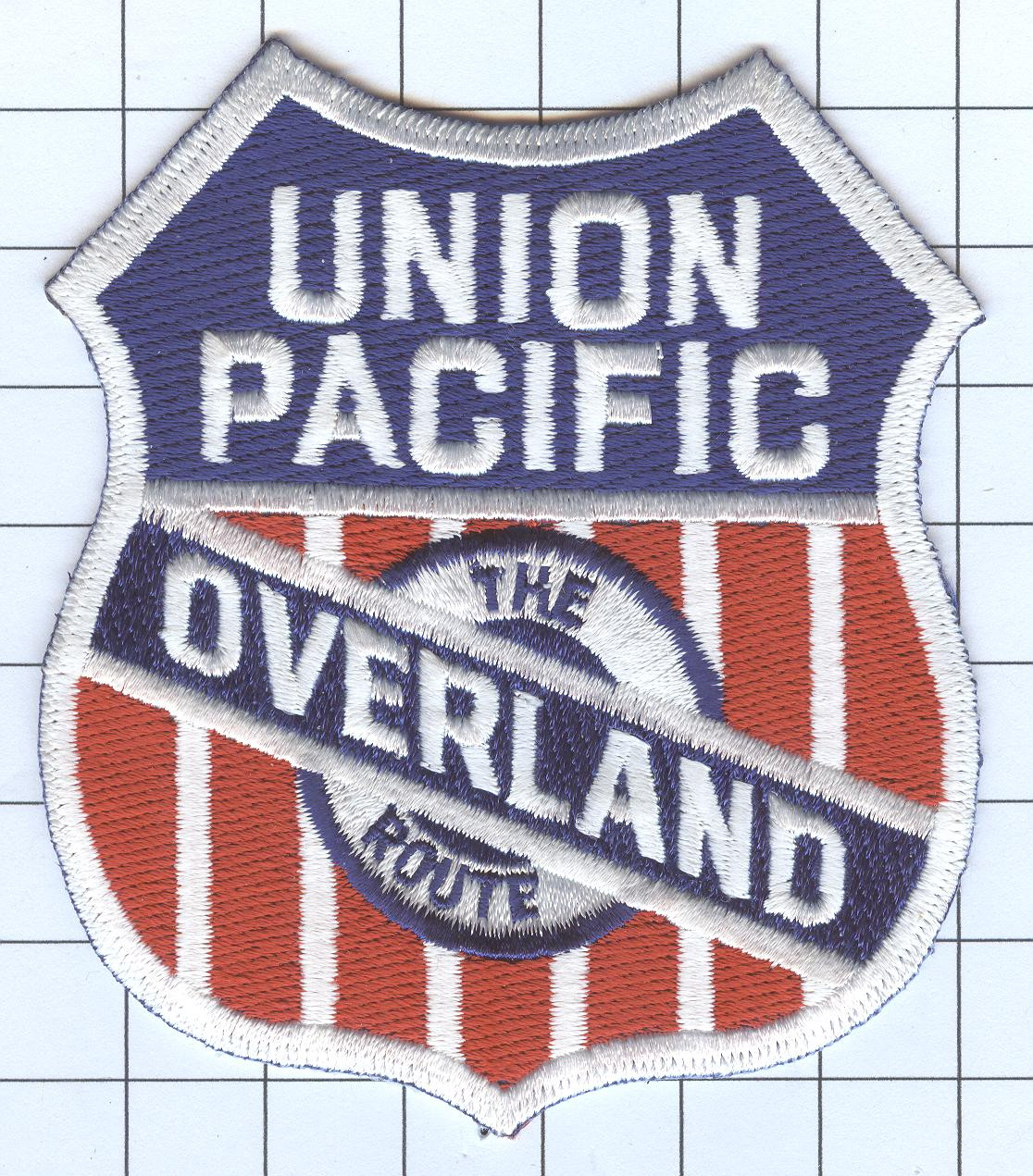 RAILROAD PATCH – Union Pacific 4″ X 3 3/8″