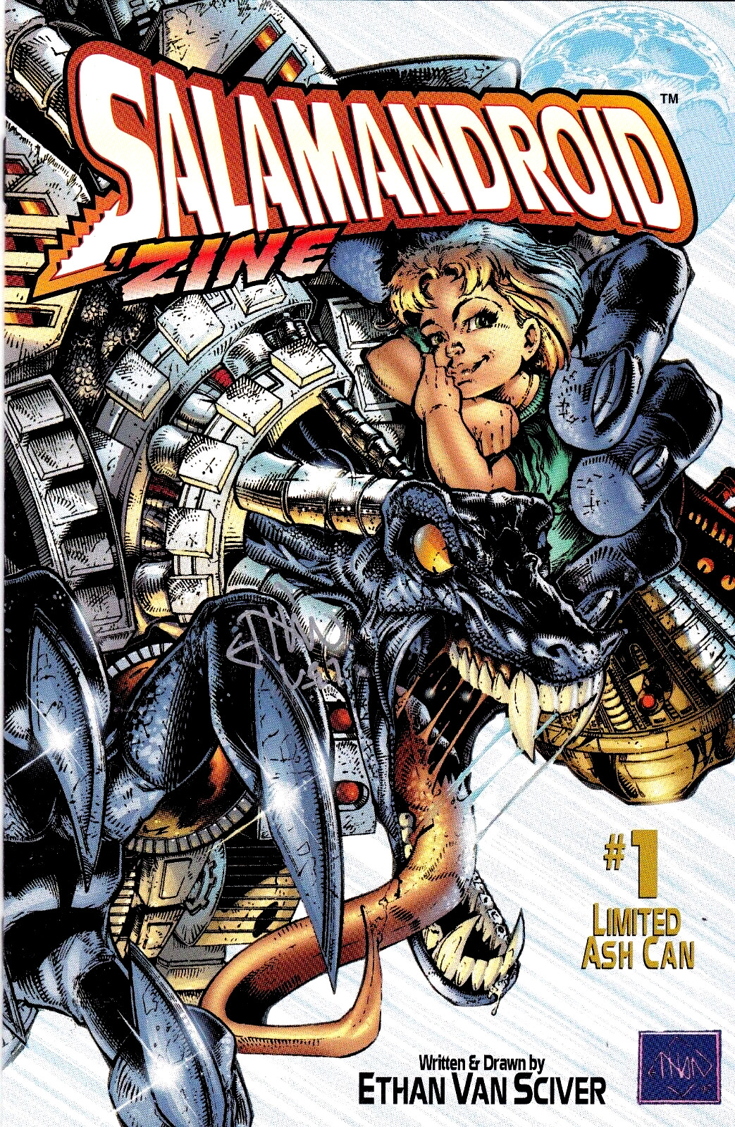 Salamandroid Ashcan Signed by Ethan Van Sciver! SHIPS FREE! 9.6/9.8 NM+ CGC IT!