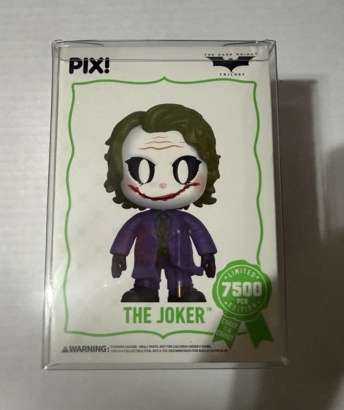 Thrilljoy PIX! The Joker Dark Knight Trilogy LE 7500 w/ Protector – Box Damaged