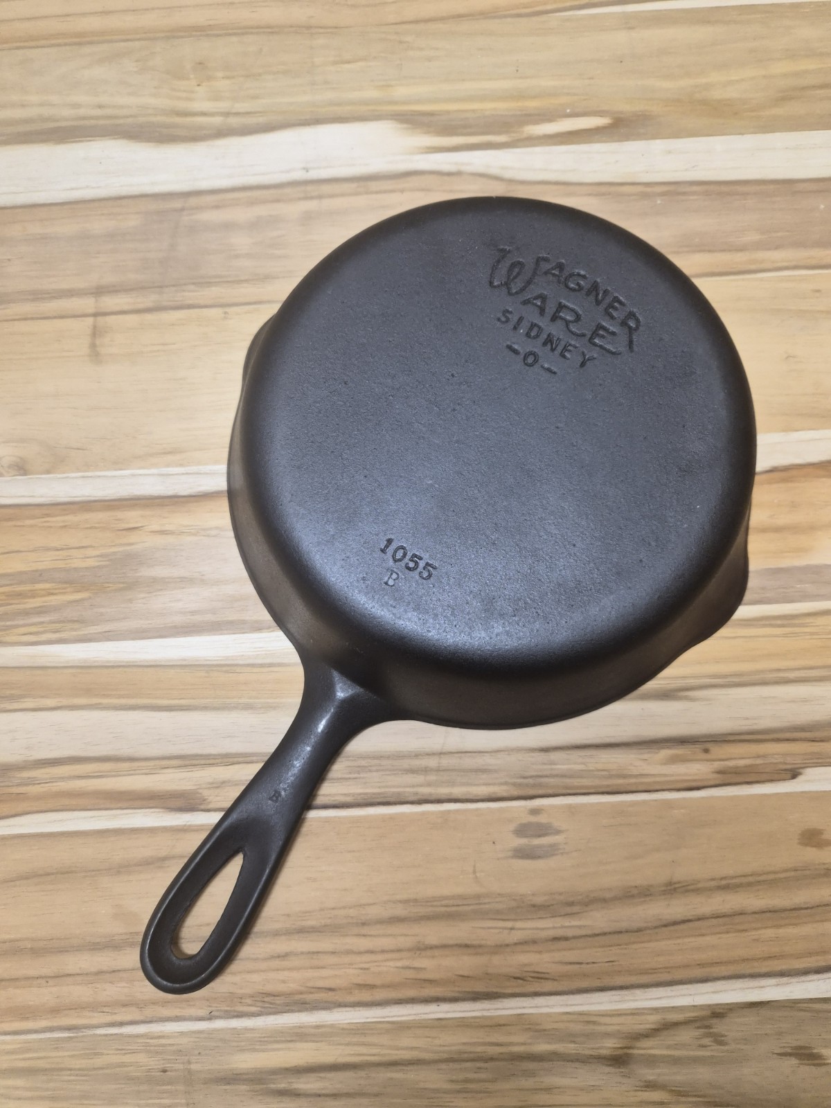 Vintage Wagner Ware Sidney O No 5 Cast Iron Skillet 1055 Sits Flat Restored