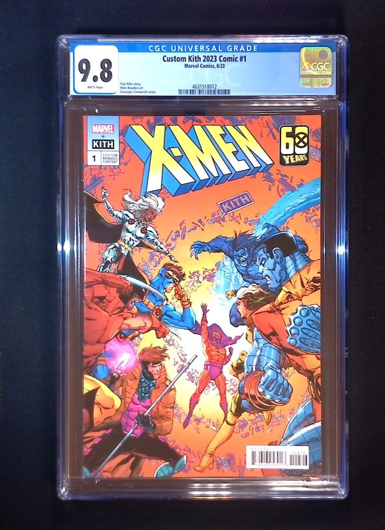 X-Men #1, Kith Brand-Ronnie Fieg LTD Colab, CGC 9.8, Marvel 2023 SDCC Camuncolli