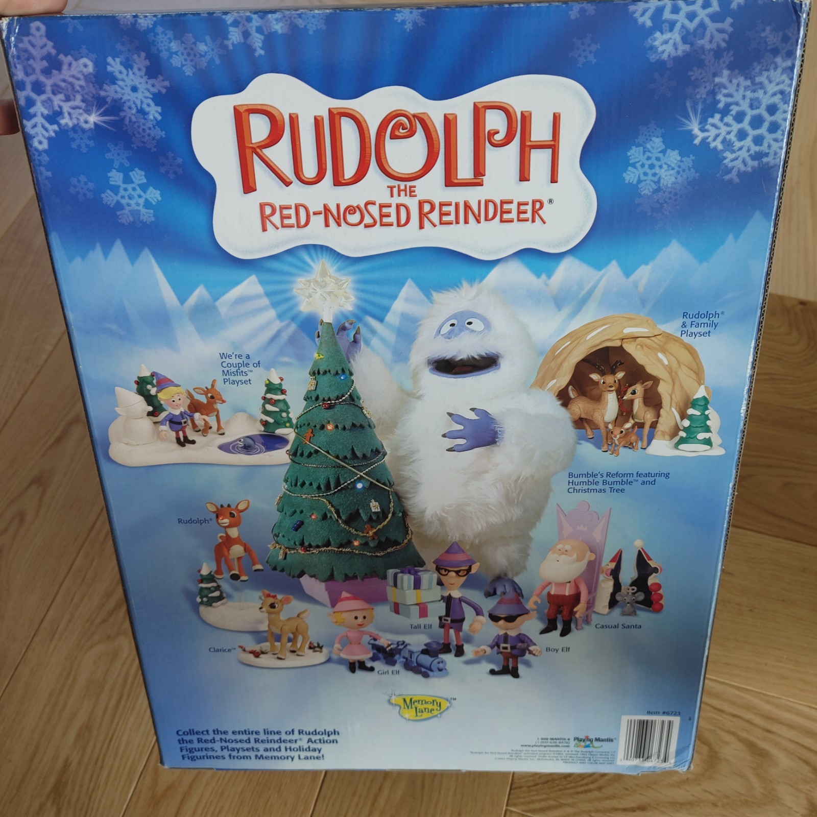 NEW 2003 Playing Mantis Memory Lane Rudolph Santa Claus Ultimate Action Figure