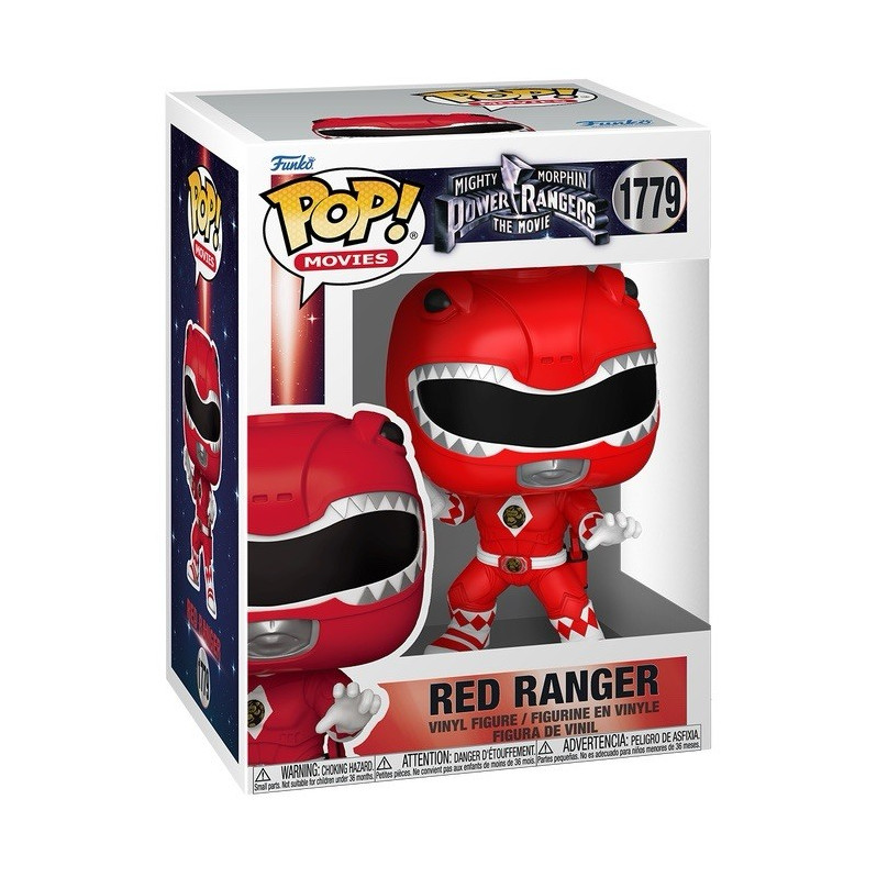 Pop! Movies Mighty Morphin Power Rangers: Red Ranger #1779 FREE SHIP+PRTCTR