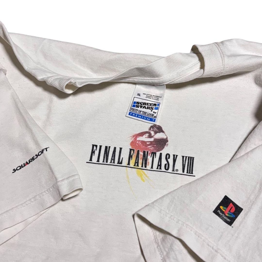 Final Fantasy VIII Vintage Promo T-Shirt XL Retro FF8 Gaming Tee
